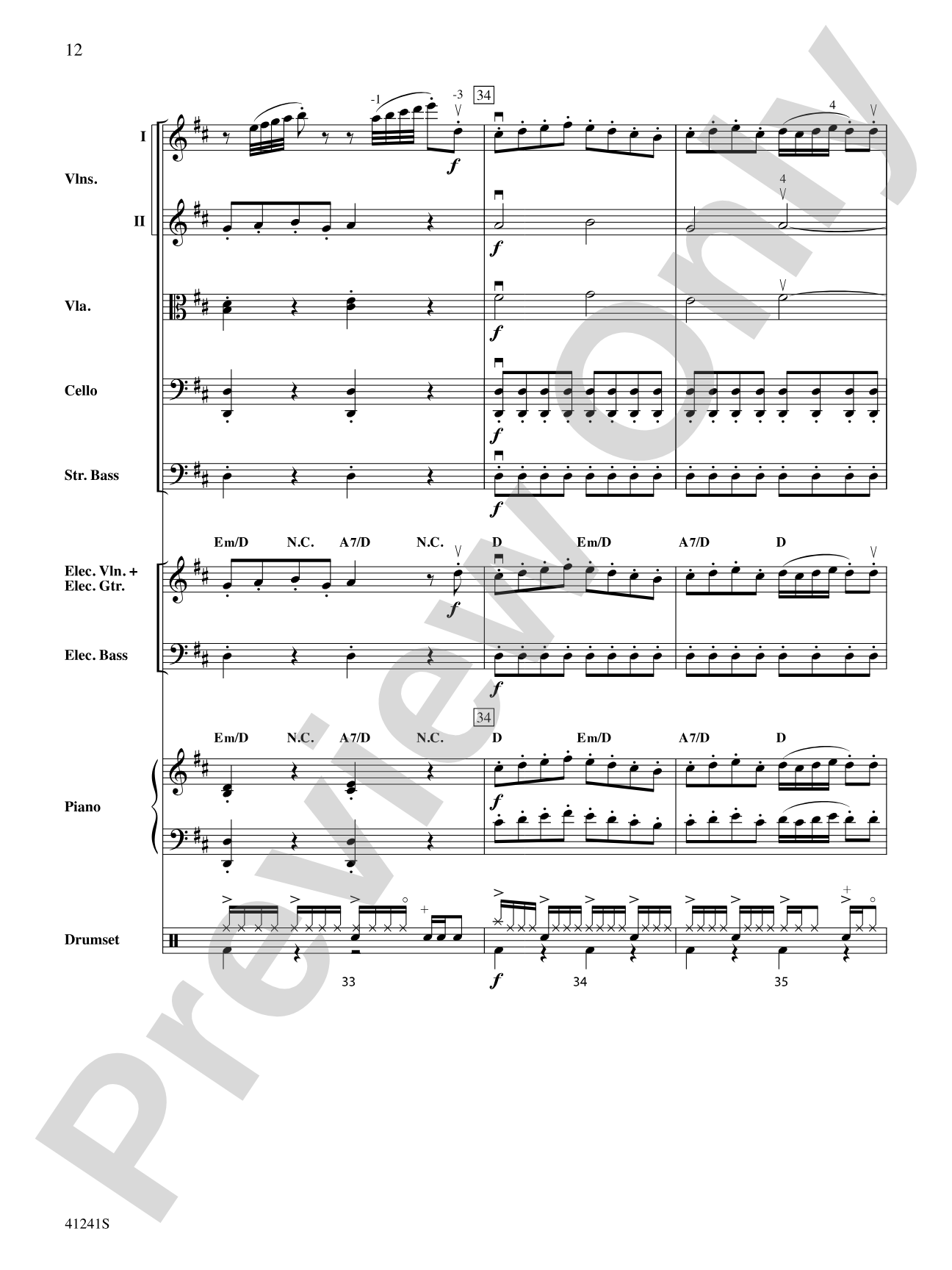 The March of the Kings / Hark the Herald Angels Sing: String Orchestra Conductor Score & Parts