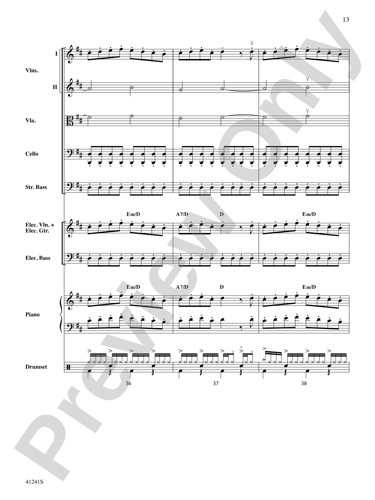 The March of the Kings / Hark the Herald Angels Sing: String Orchestra Conductor Score & Parts
