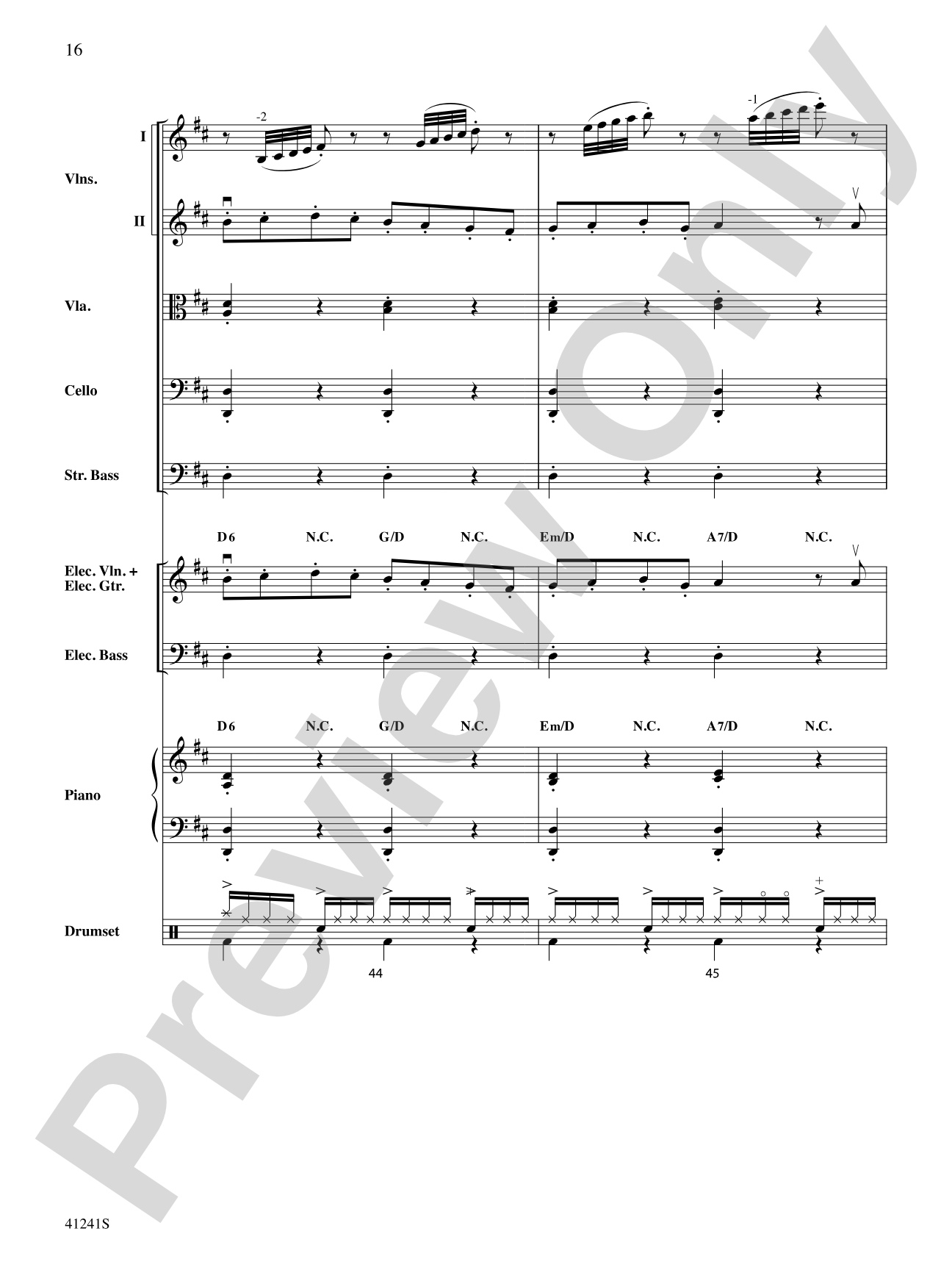 The March of the Kings / Hark the Herald Angels Sing: String Orchestra Conductor Score & Parts
