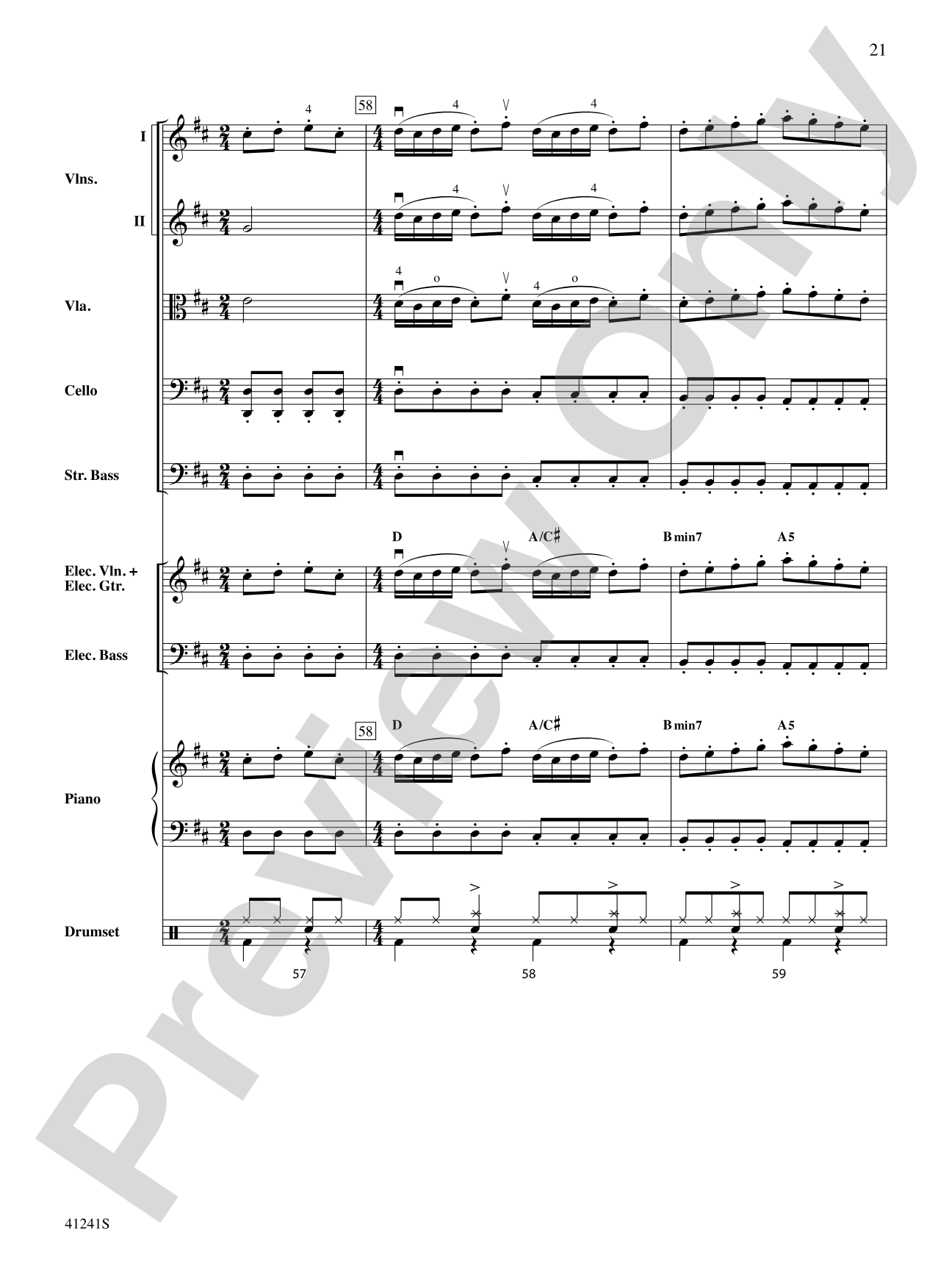 The March of the Kings / Hark the Herald Angels Sing: String Orchestra Conductor Score & Parts