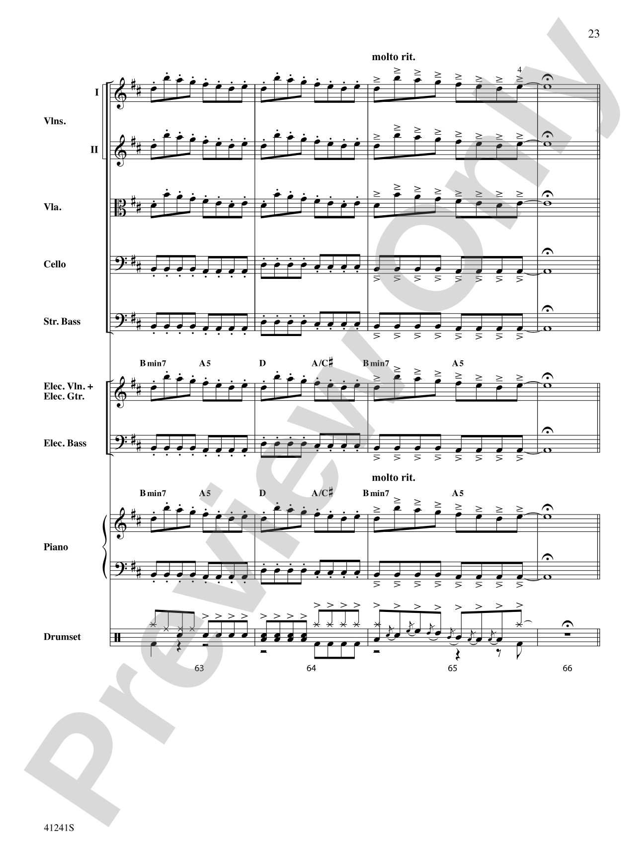 The March of the Kings / Hark the Herald Angels Sing: String Orchestra Conductor Score & Parts