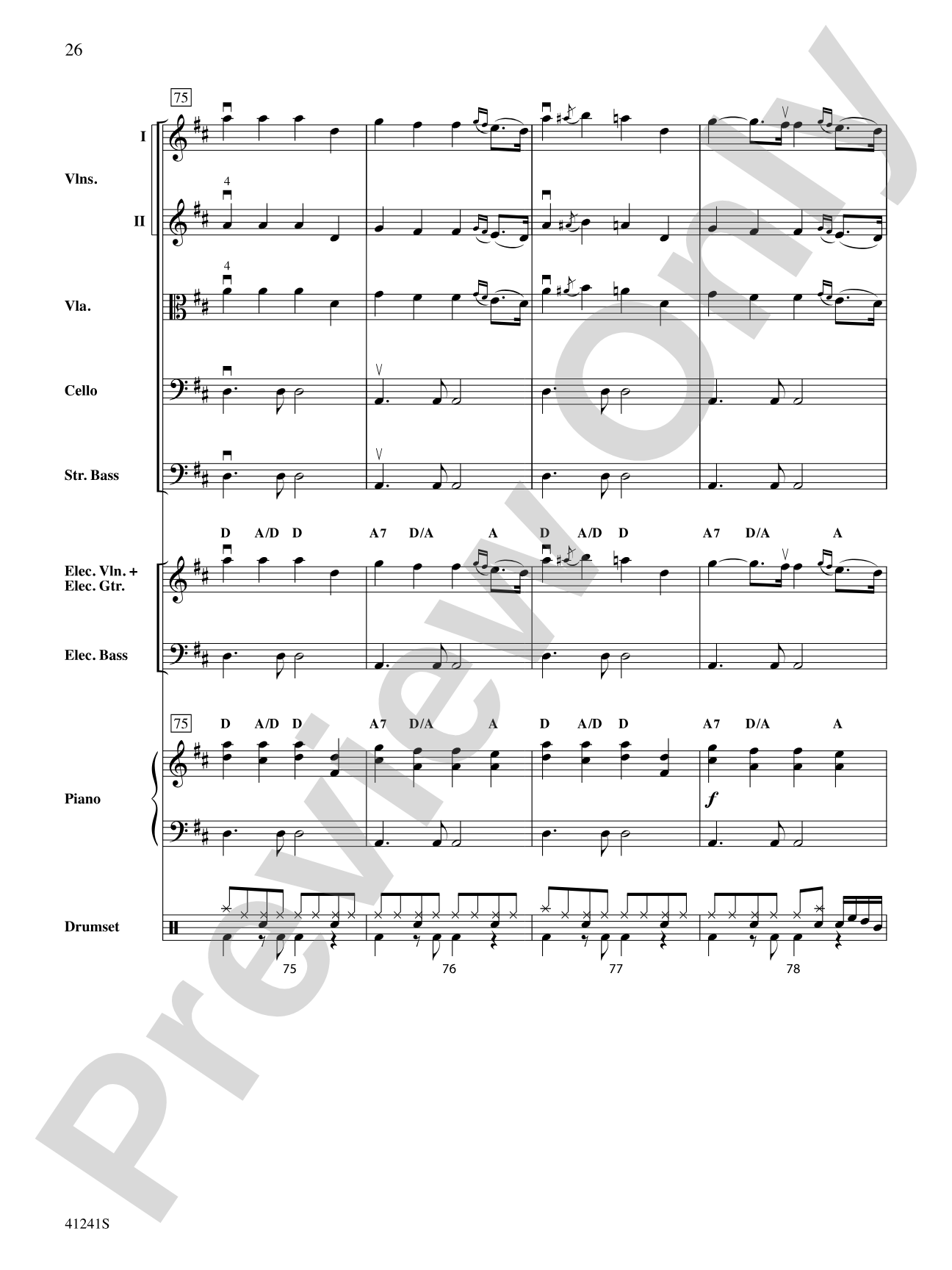 The March of the Kings / Hark the Herald Angels Sing: String Orchestra Conductor Score & Parts