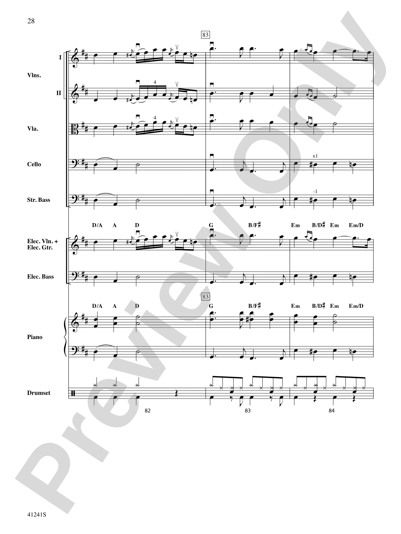 The March of the Kings / Hark the Herald Angels Sing: String Orchestra Conductor Score & Parts