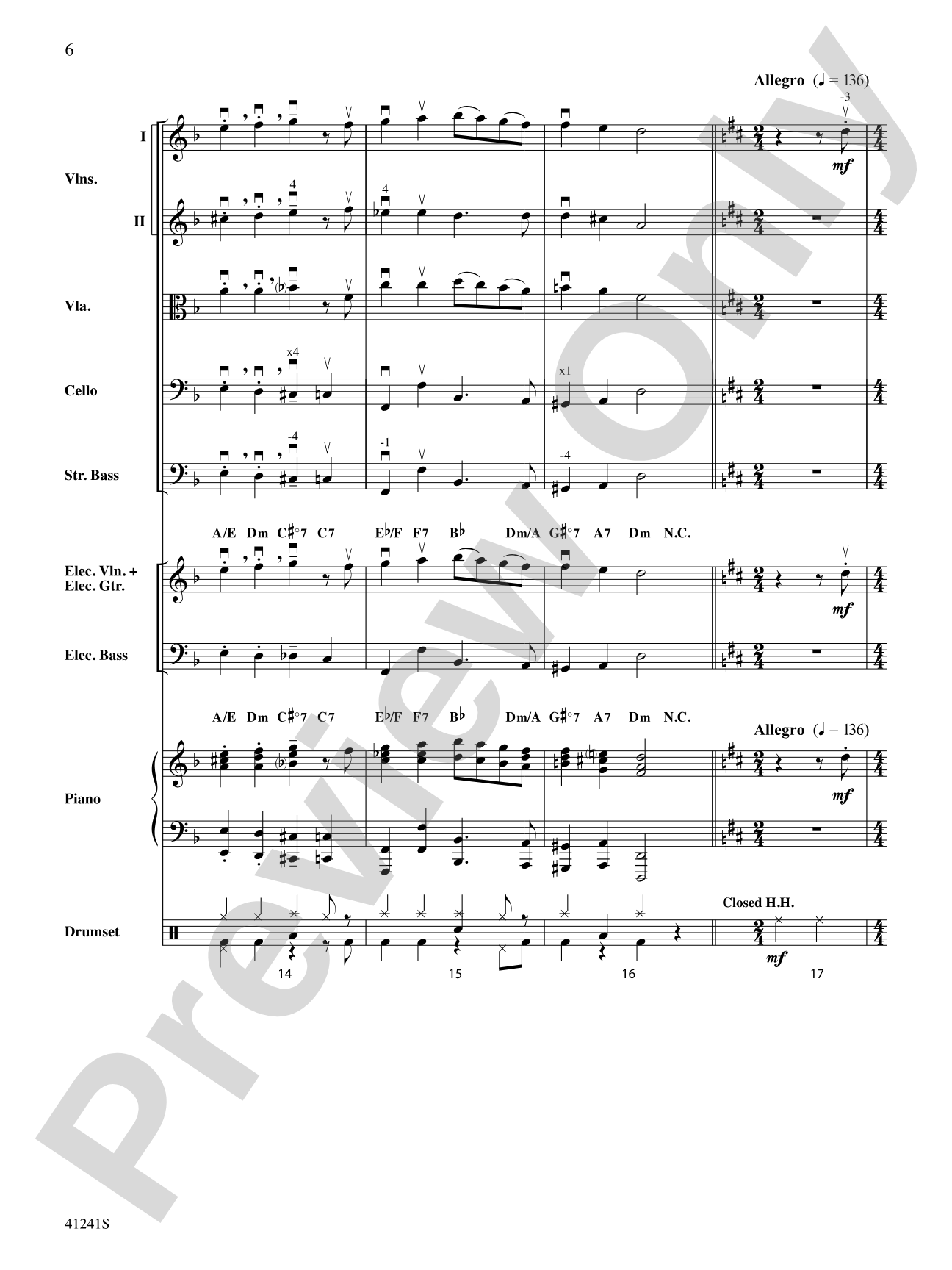 The March of the Kings / Hark the Herald Angels Sing: String Orchestra Conductor Score & Parts