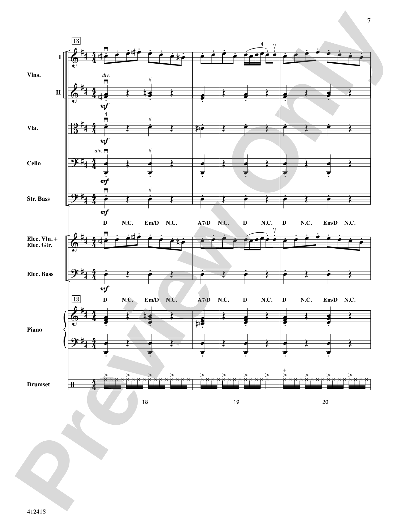 The March of the Kings / Hark the Herald Angels Sing: String Orchestra Conductor Score & Parts