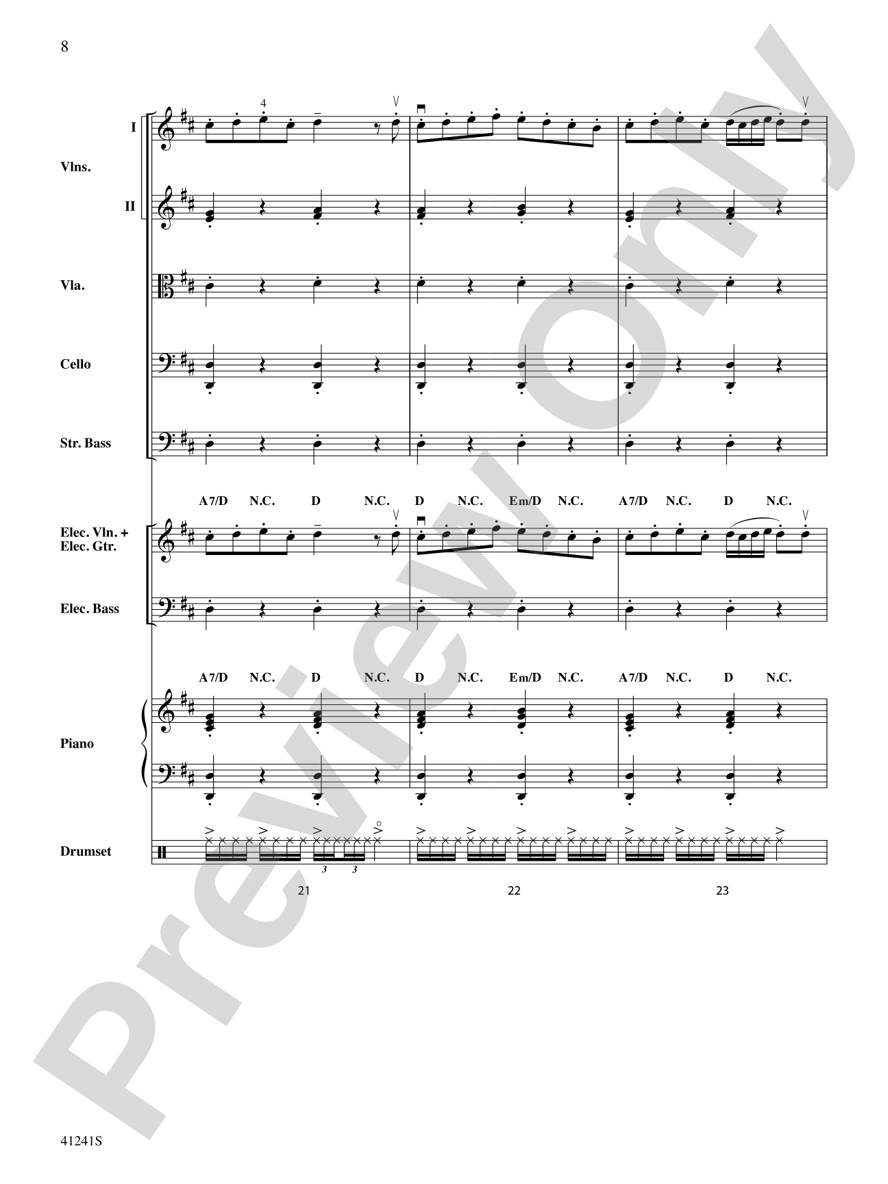 The March of the Kings / Hark the Herald Angels Sing: String Orchestra Conductor Score & Parts