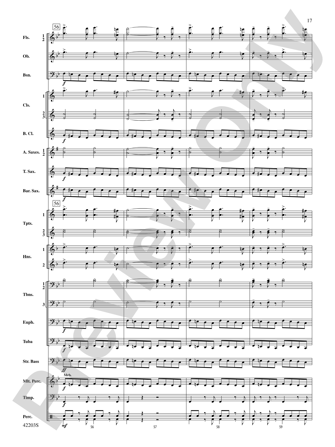 Overture from Egyptian Nights: Concert Band Conductor Score & Parts