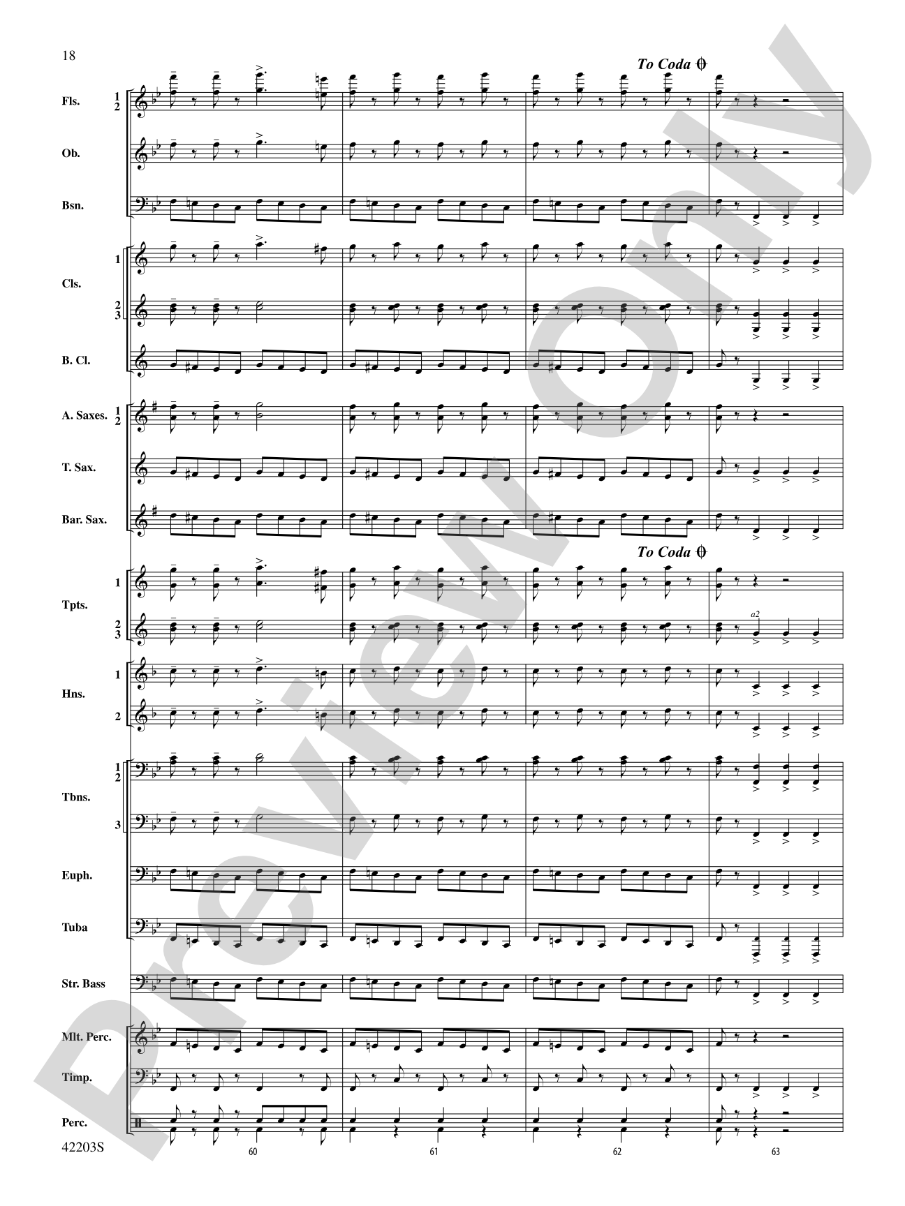 Overture from Egyptian Nights: Concert Band Conductor Score & Parts