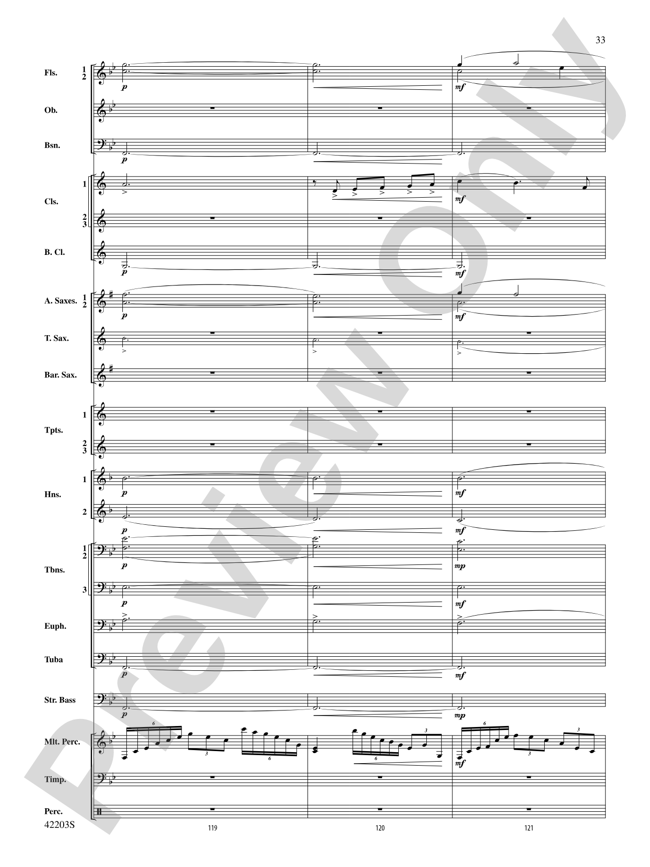 Overture from Egyptian Nights: Concert Band Conductor Score & Parts