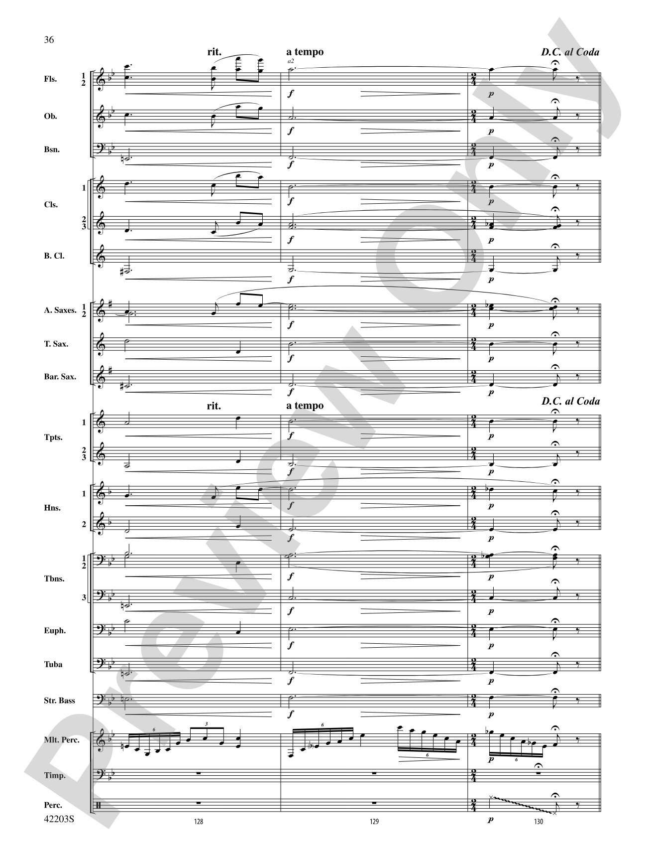 Overture from Egyptian Nights: Concert Band Conductor Score & Parts