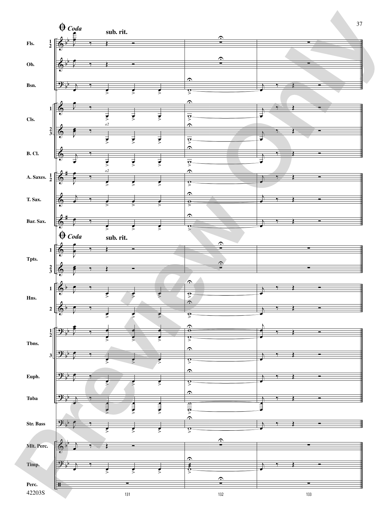 Overture from Egyptian Nights: Concert Band Conductor Score & Parts