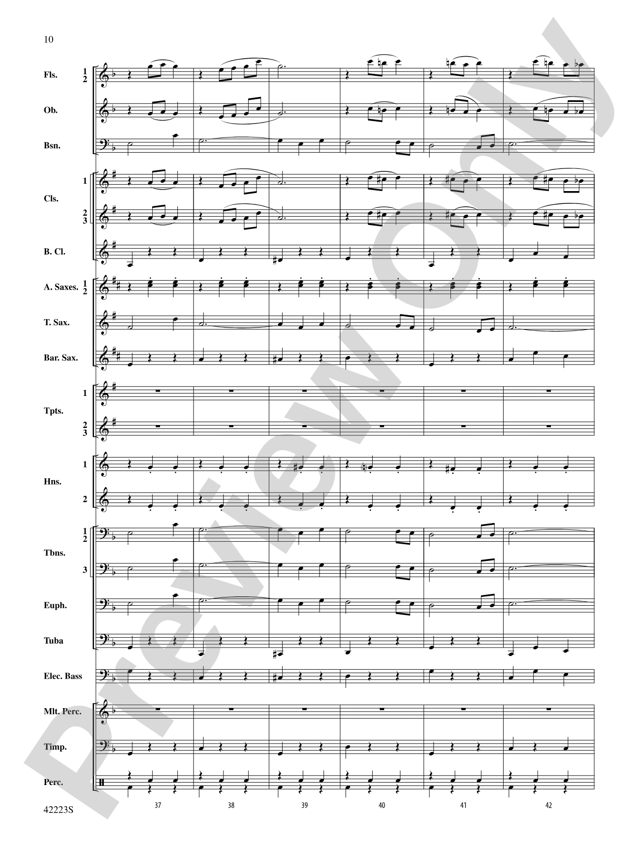 Let It Snow! Let It Snow! Let It Snow!, Variations on: Concert Band Conductor Score & Parts
