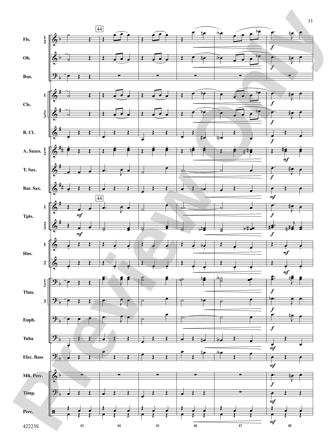 Let It Snow! Let It Snow! Let It Snow!, Variations on: Concert Band Conductor Score & Parts