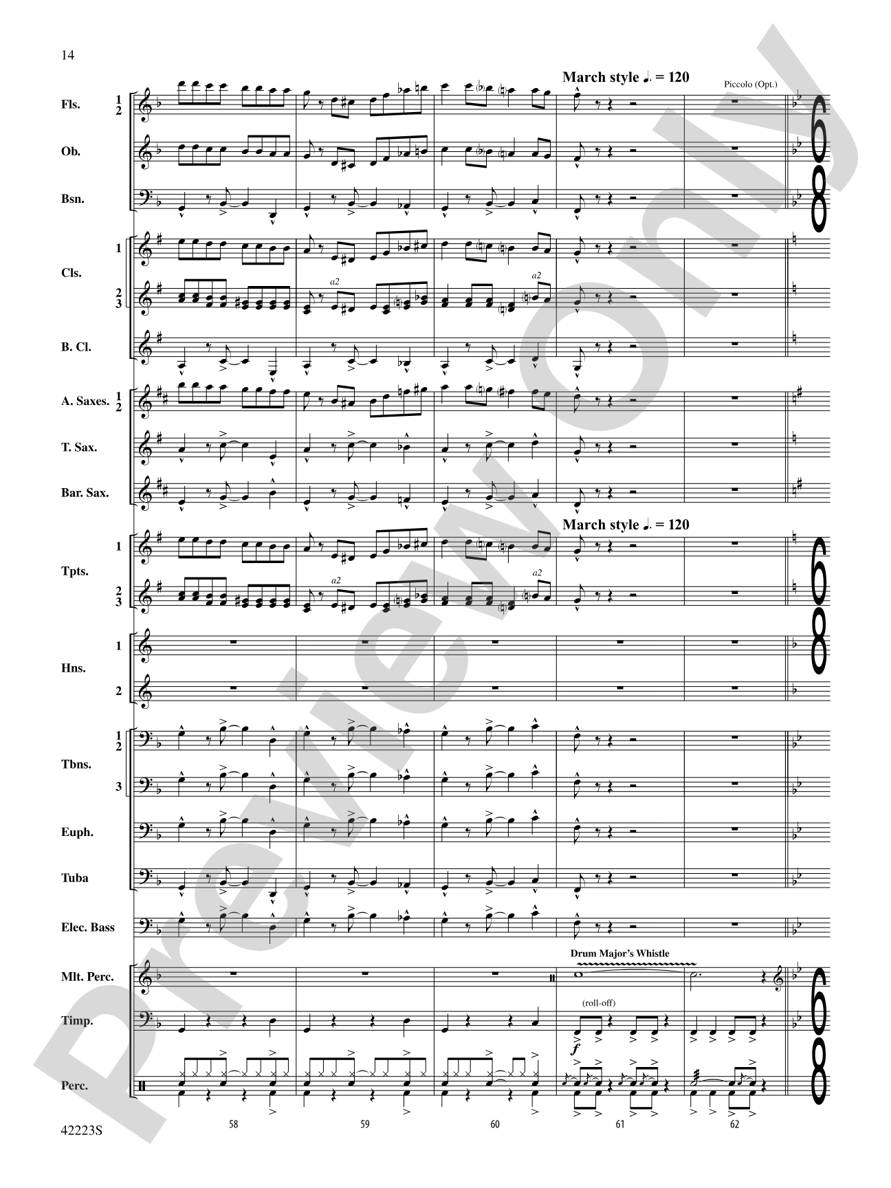 Let It Snow! Let It Snow! Let It Snow!, Variations on: Concert Band Conductor Score & Parts