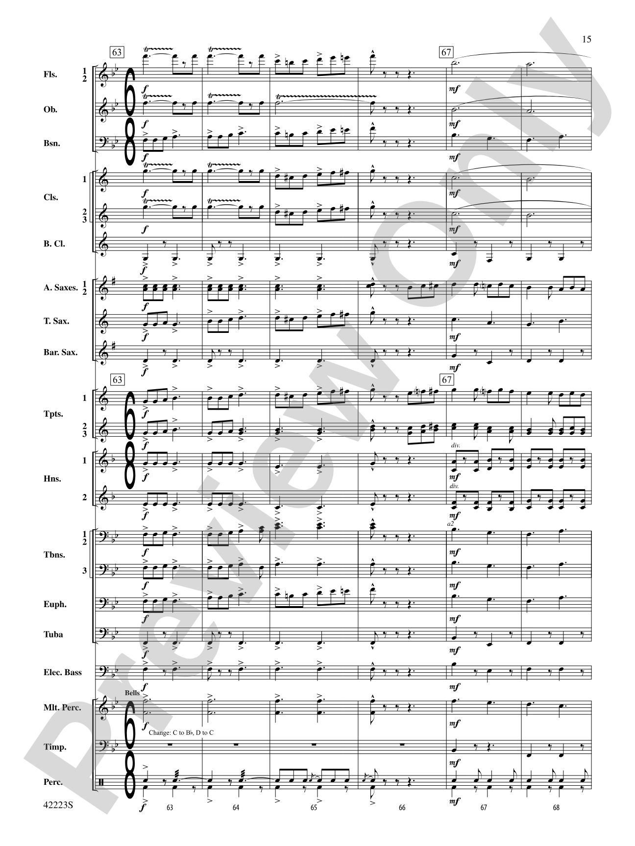 Let It Snow! Let It Snow! Let It Snow!, Variations on: Concert Band Conductor Score & Parts