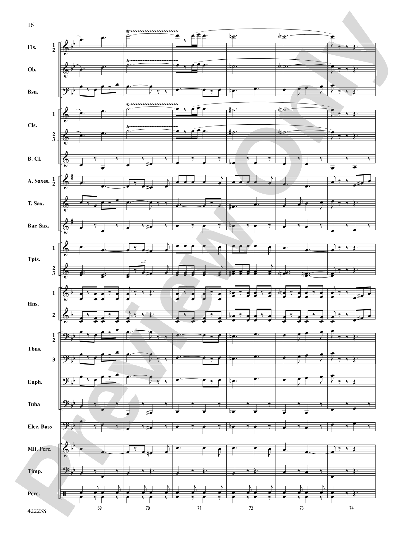Let It Snow! Let It Snow! Let It Snow!, Variations on: Concert Band Conductor Score & Parts