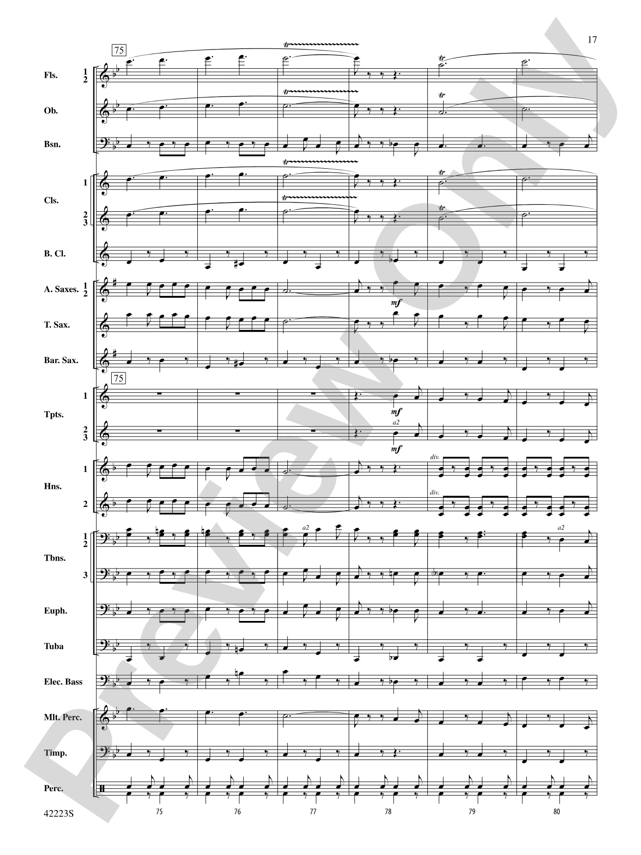 Let It Snow! Let It Snow! Let It Snow!, Variations on: Concert Band Conductor Score & Parts