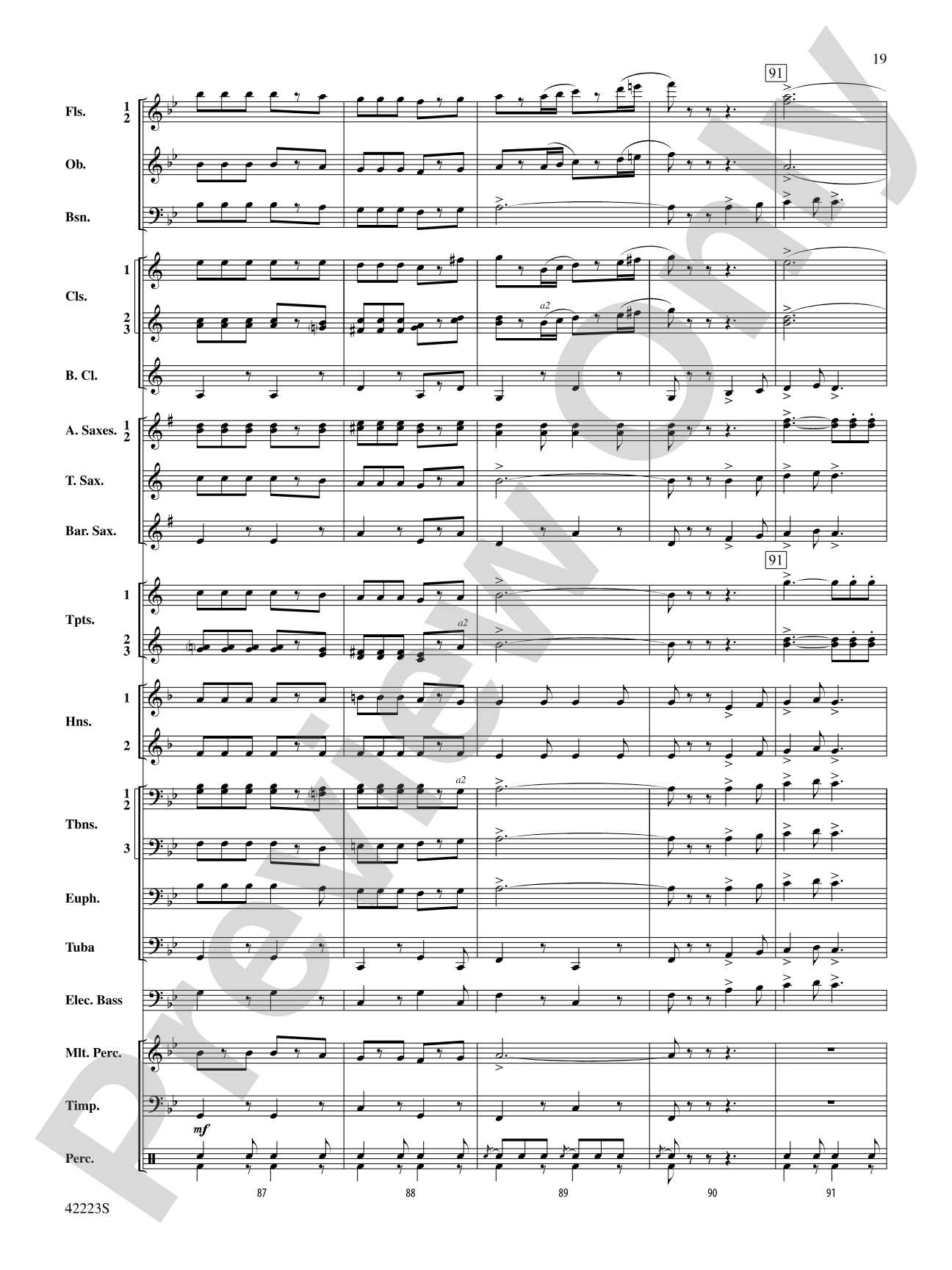 Let It Snow! Let It Snow! Let It Snow!, Variations on: Concert Band Conductor Score & Parts