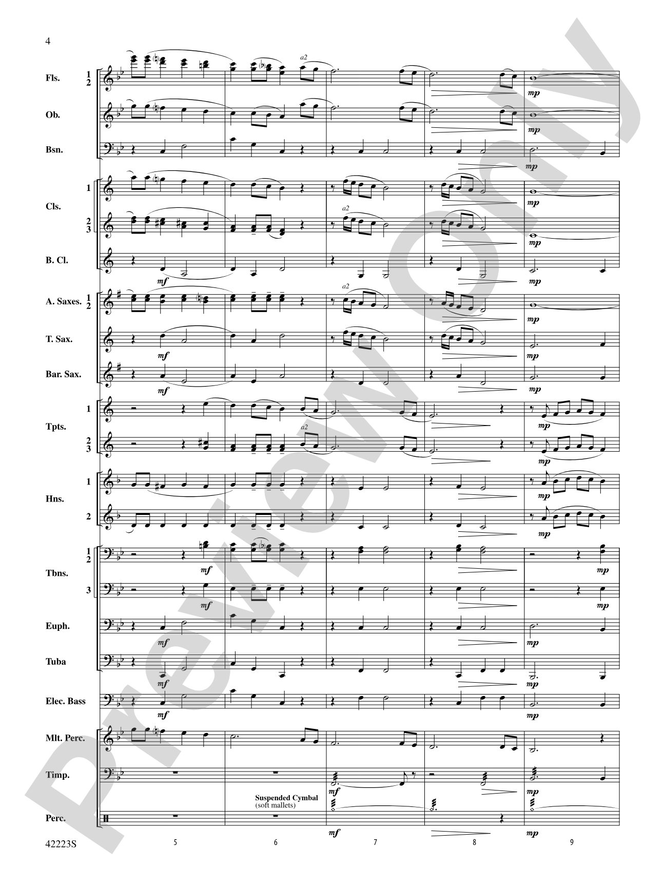 Let It Snow! Let It Snow! Let It Snow!, Variations on: Concert Band Conductor Score & Parts