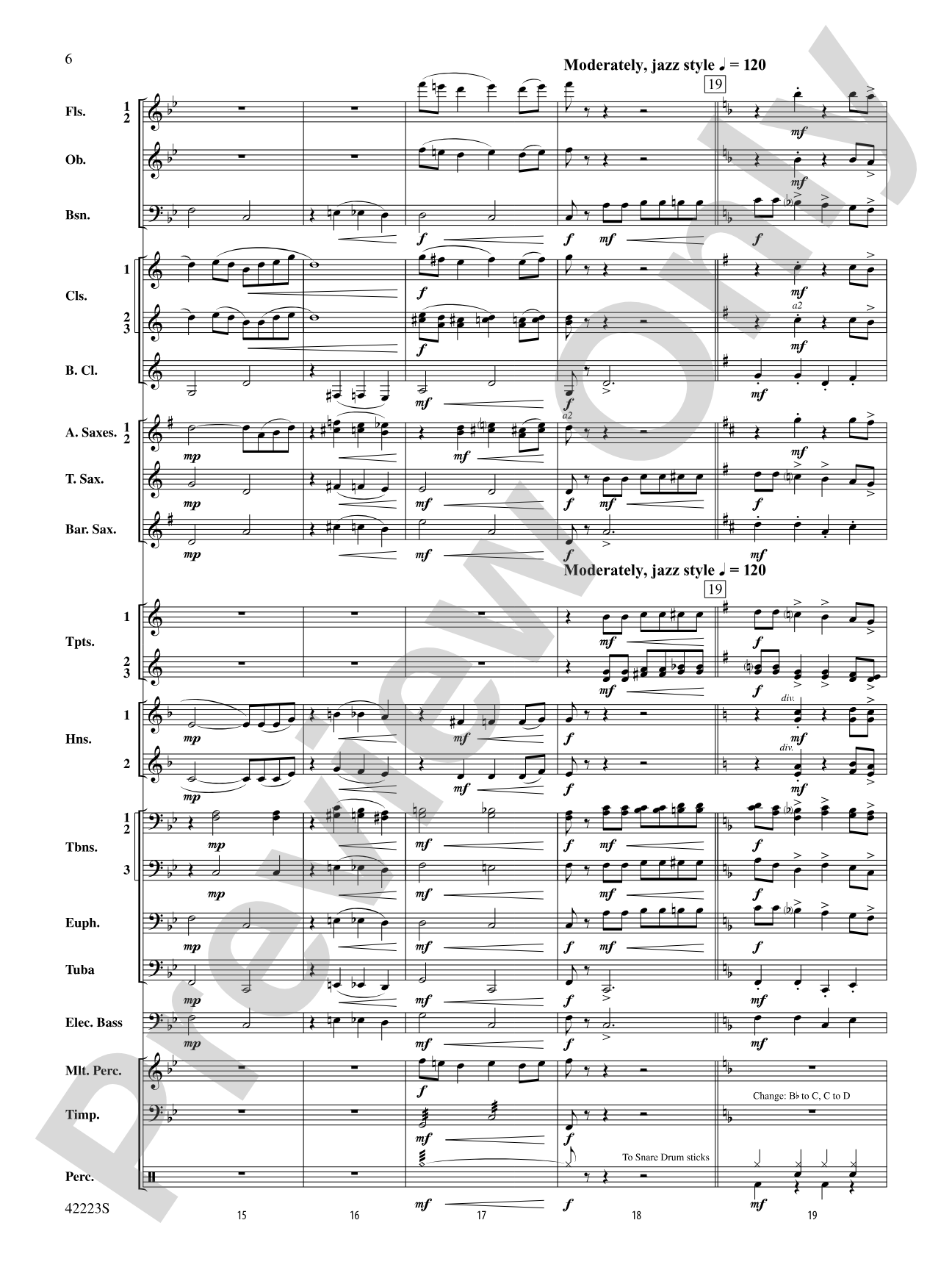 Let It Snow! Let It Snow! Let It Snow!, Variations on: Concert Band Conductor Score & Parts