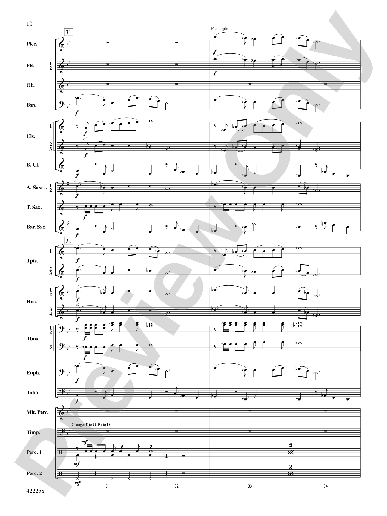 Mountain Strong: Concert Band Conductor Score & Parts