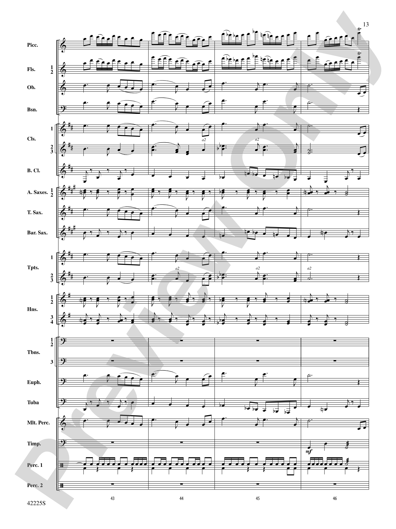 Mountain Strong: Concert Band Conductor Score & Parts
