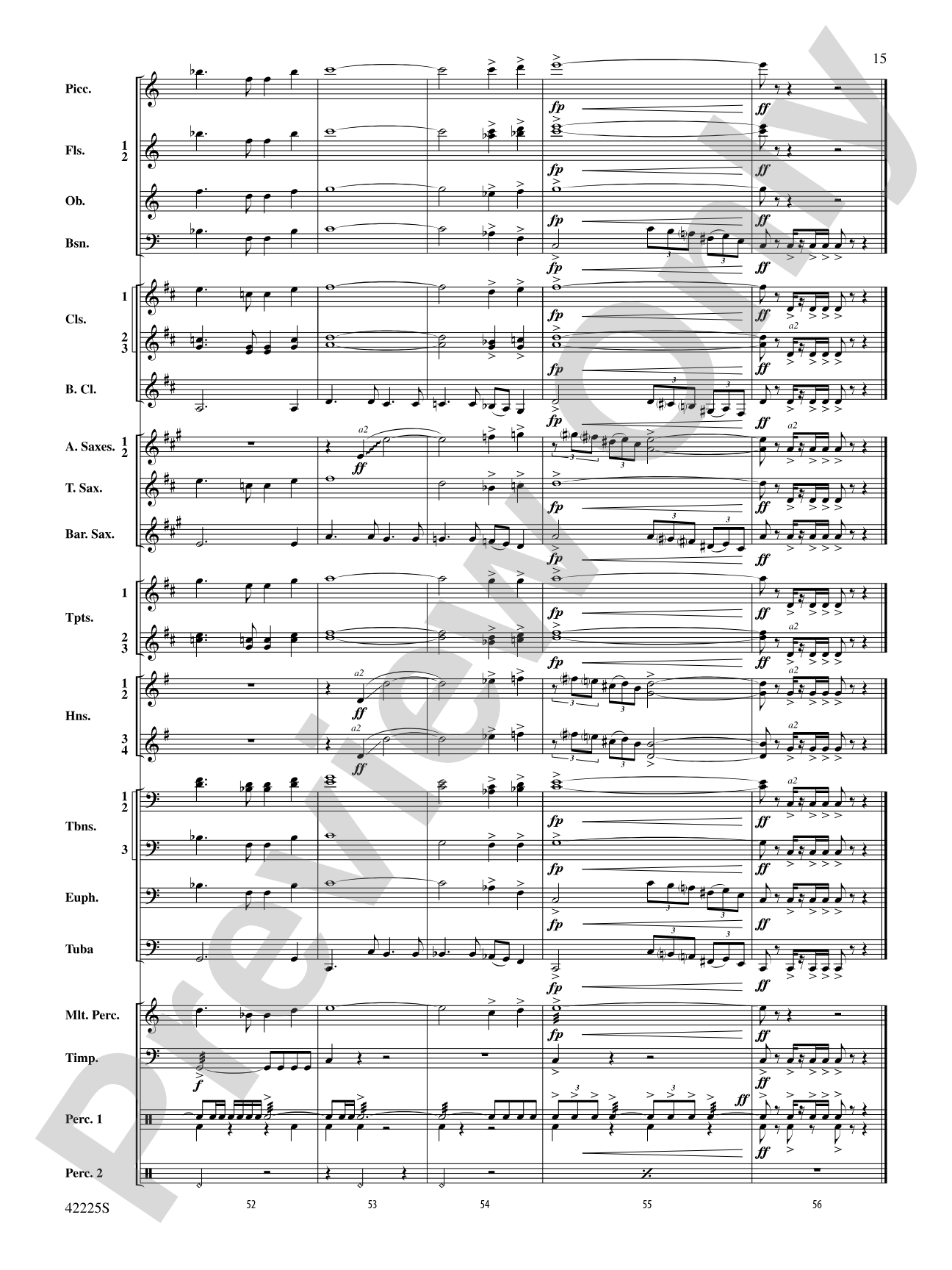 Mountain Strong: Concert Band Conductor Score & Parts
