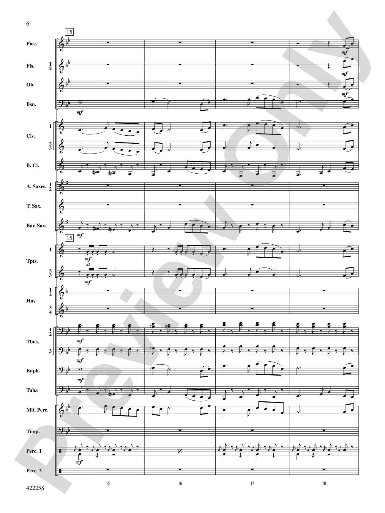Mountain Strong: Concert Band Conductor Score & Parts