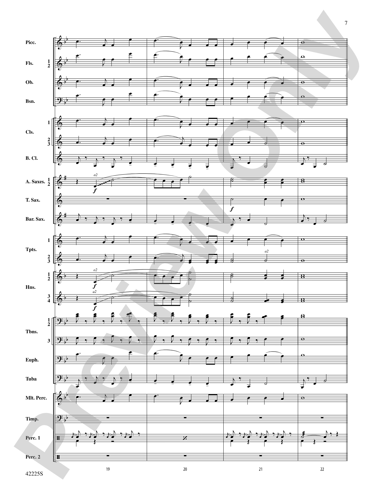 Mountain Strong: Concert Band Conductor Score & Parts