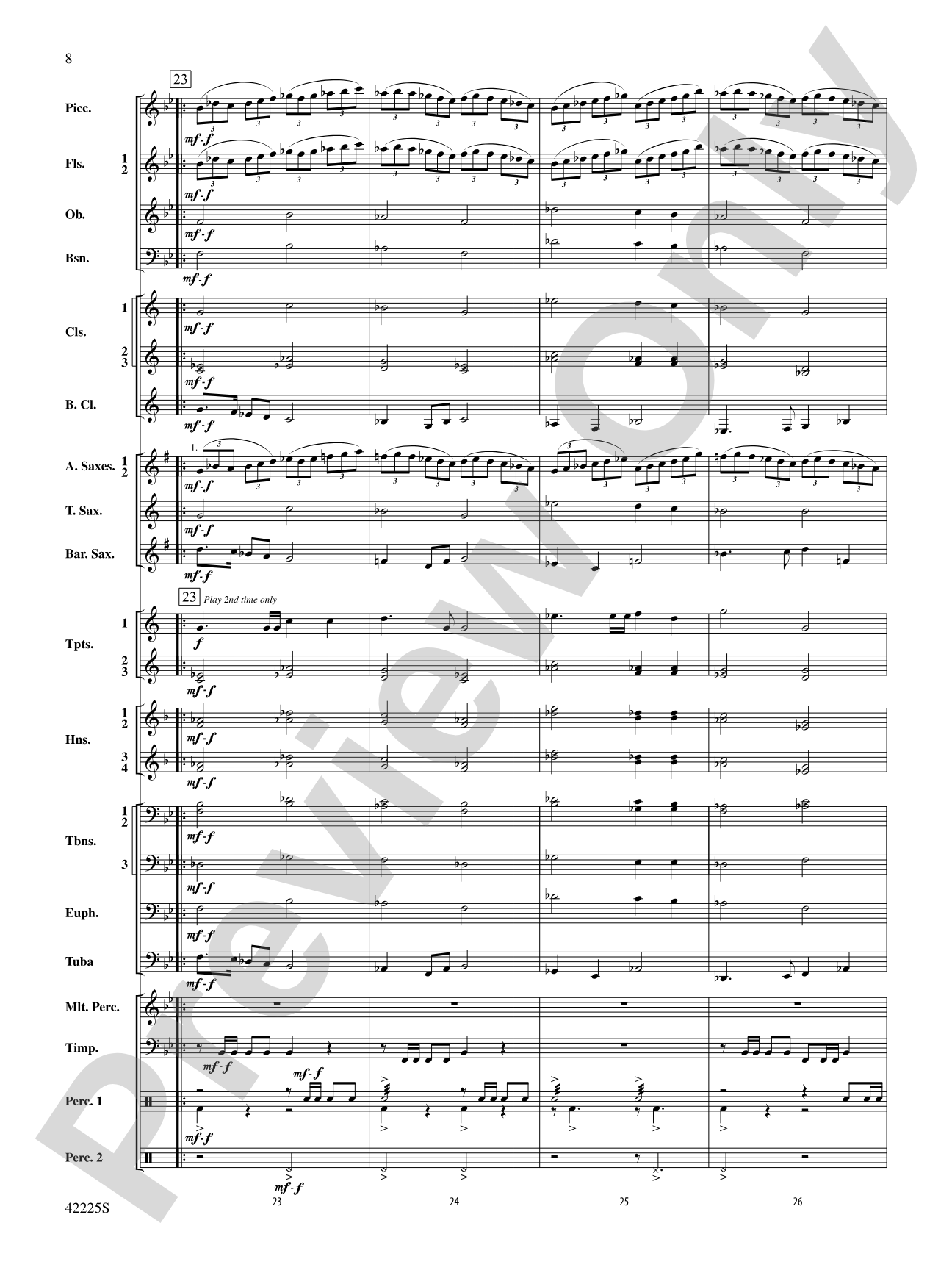 Mountain Strong: Concert Band Conductor Score & Parts