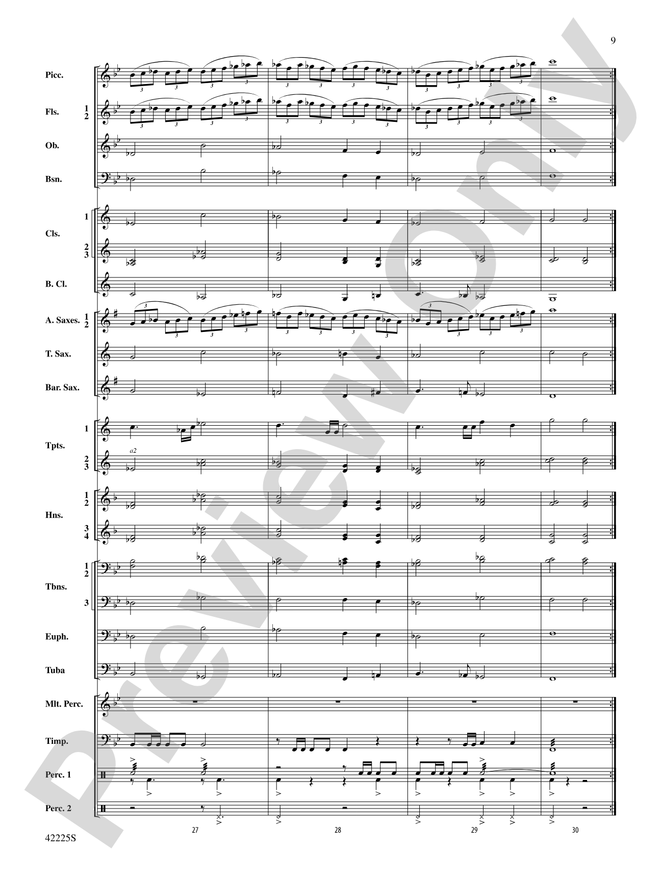 Mountain Strong: Concert Band Conductor Score & Parts