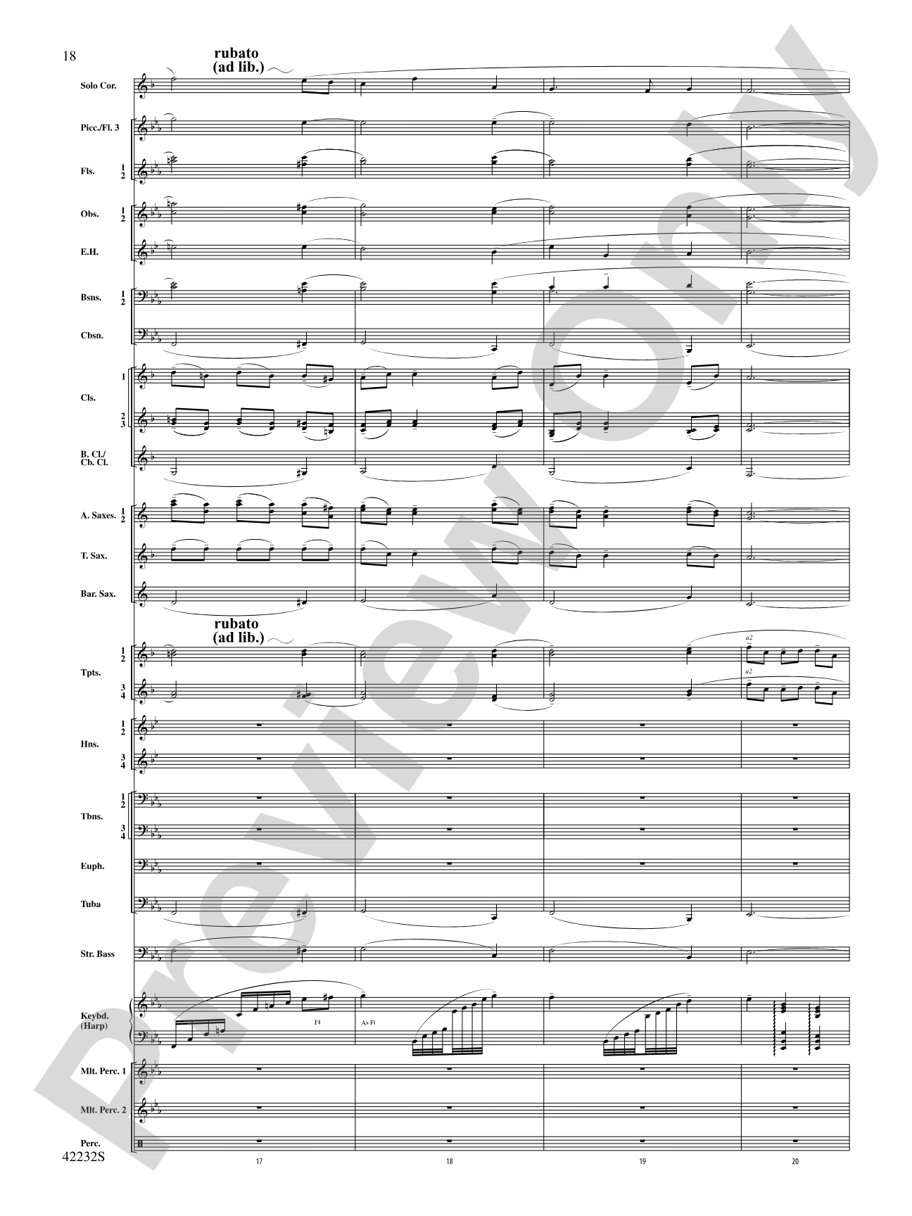 Two Irish Folk Melodies: Concert Band Conductor Score & Parts