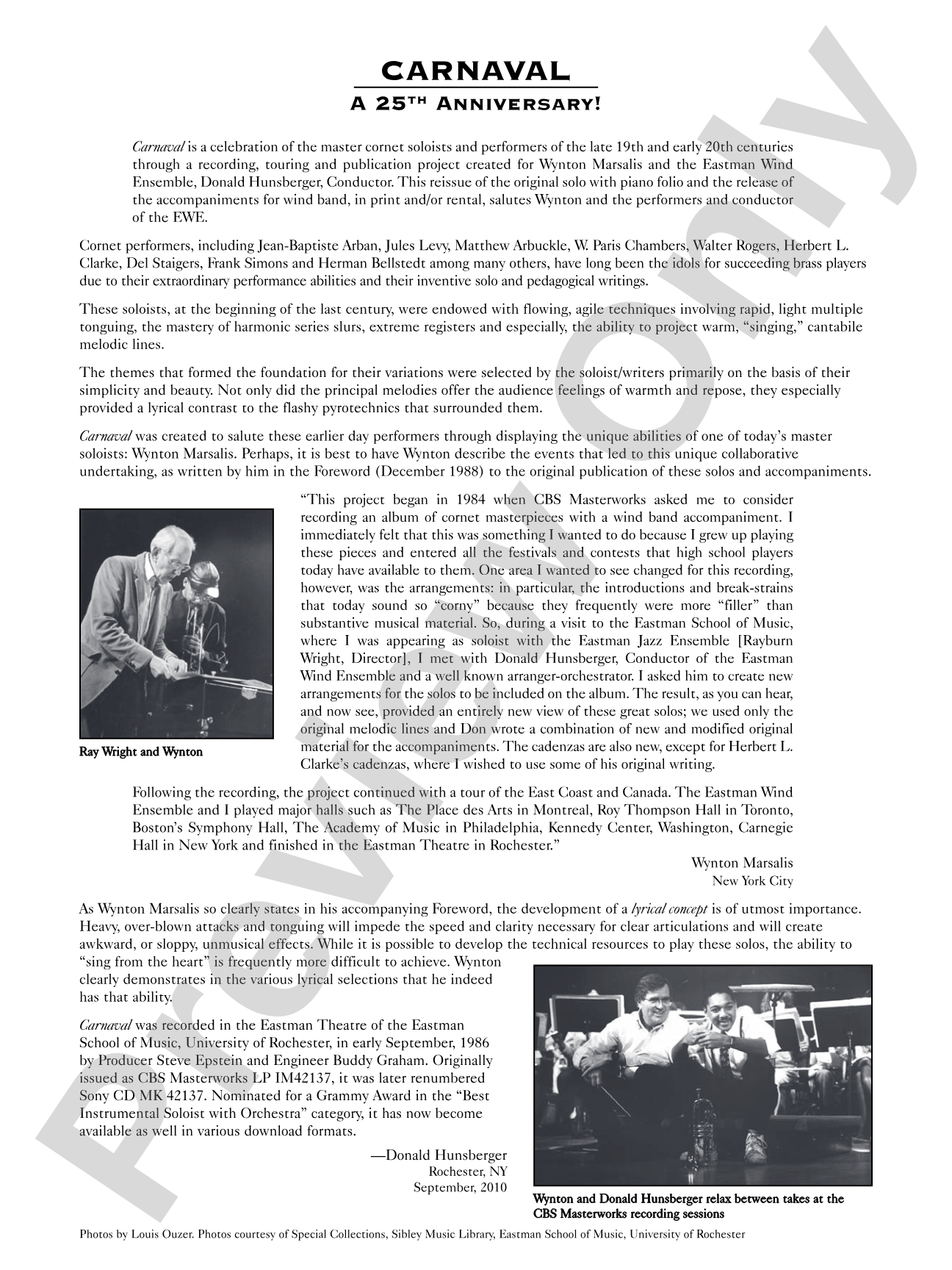Two Irish Folk Melodies: Concert Band Conductor Score & Parts