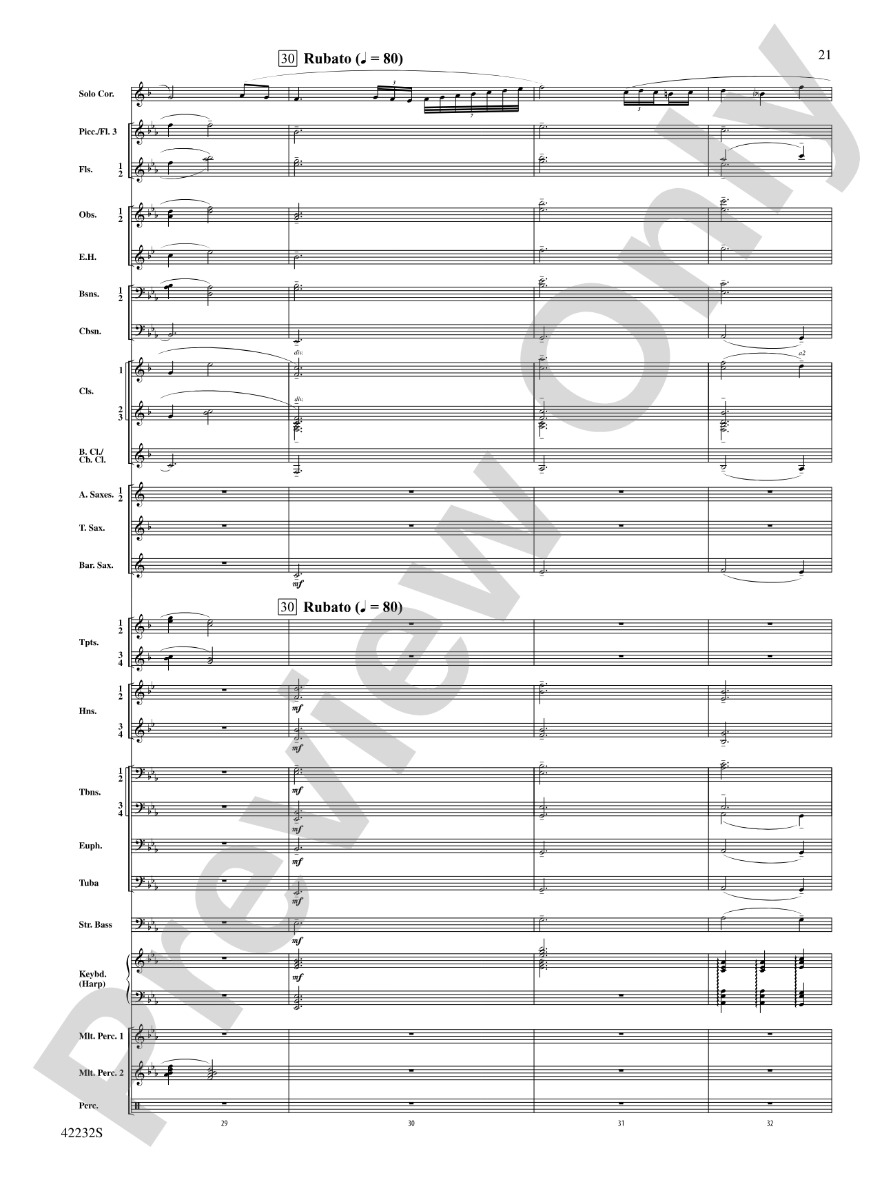 Two Irish Folk Melodies: Concert Band Conductor Score & Parts