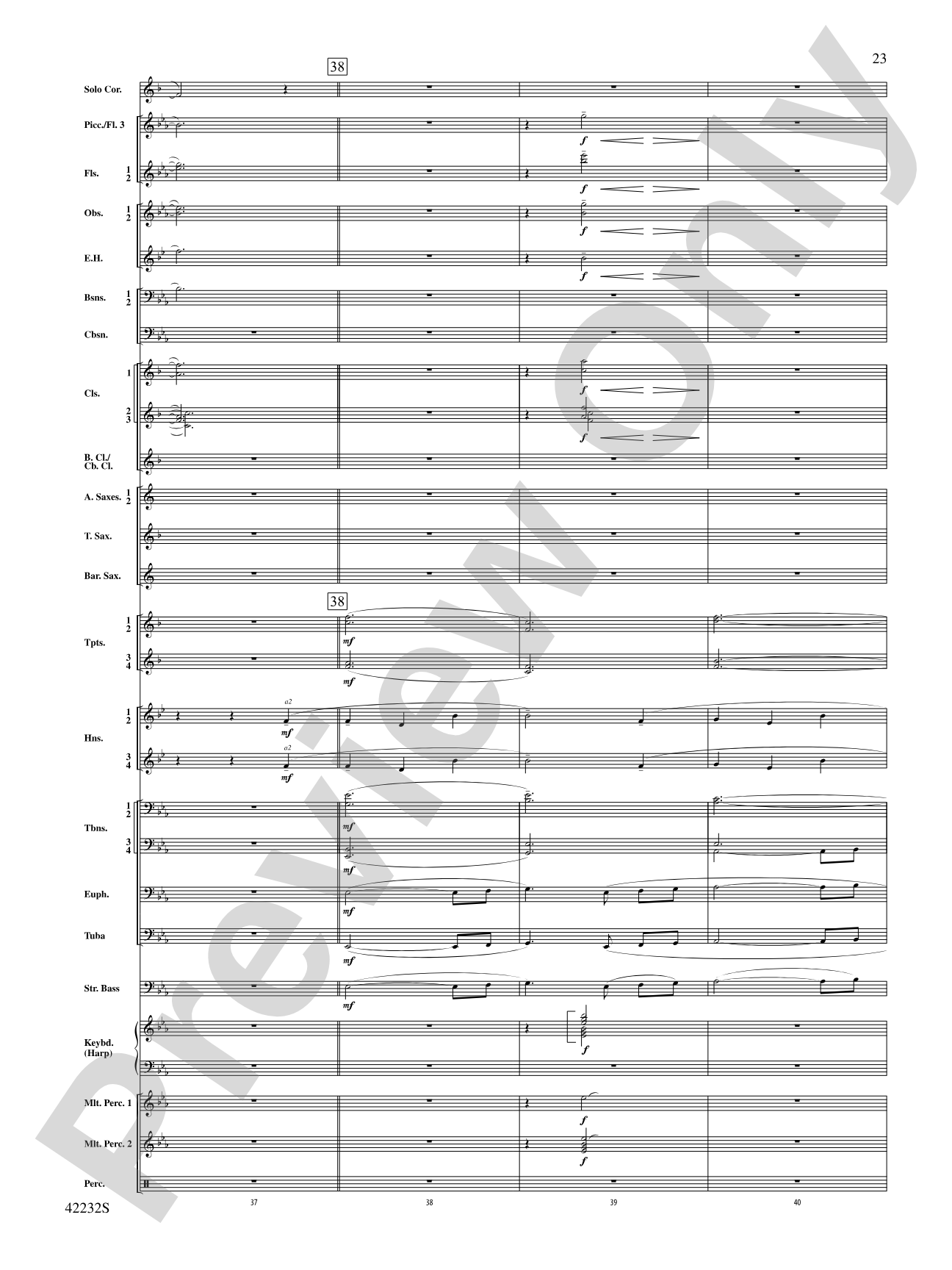Two Irish Folk Melodies: Concert Band Conductor Score & Parts