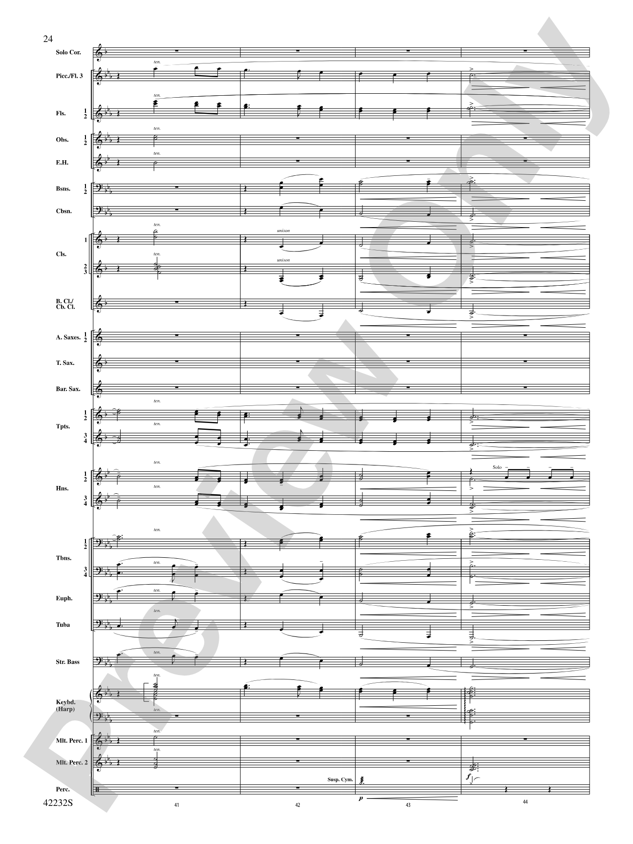 Two Irish Folk Melodies: Concert Band Conductor Score & Parts
