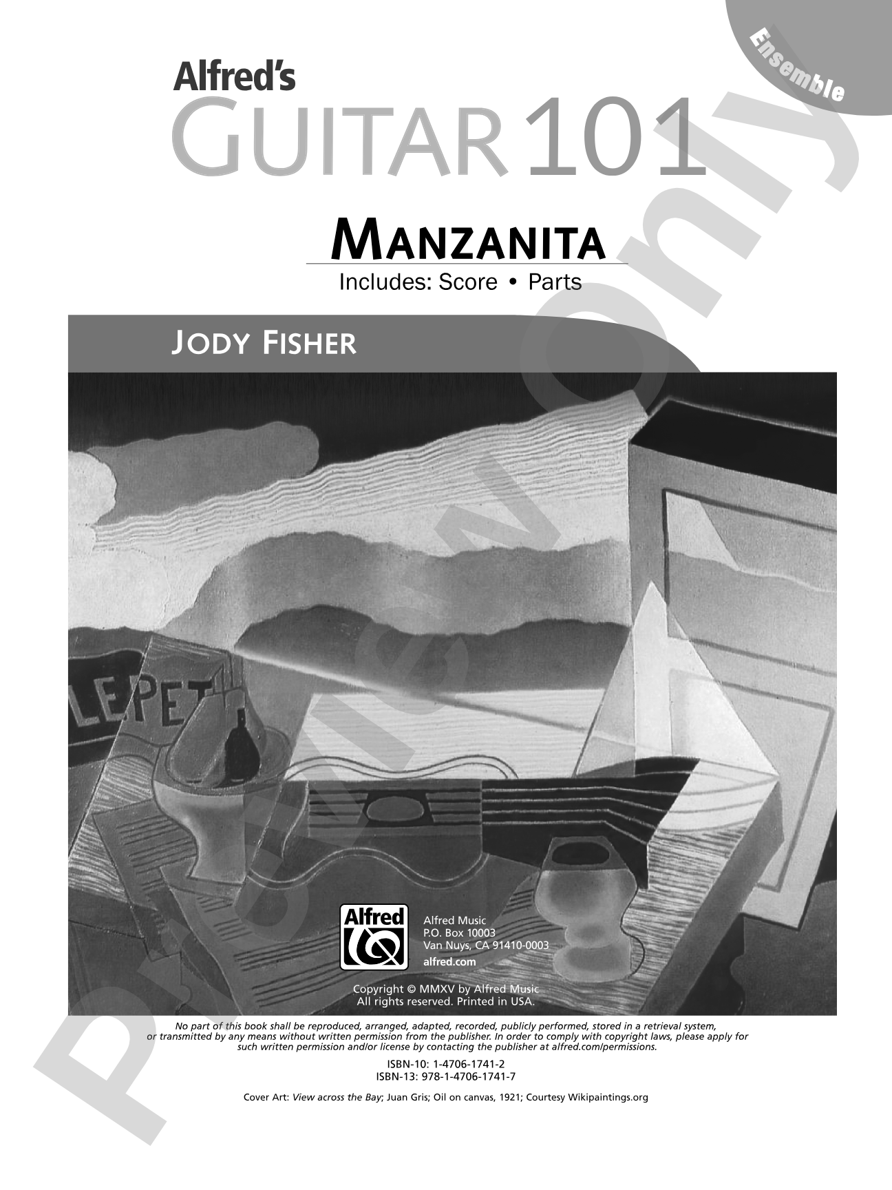 Alfred's Guitar 101, Ensemble: Manzanita: Guitar Score & Parts