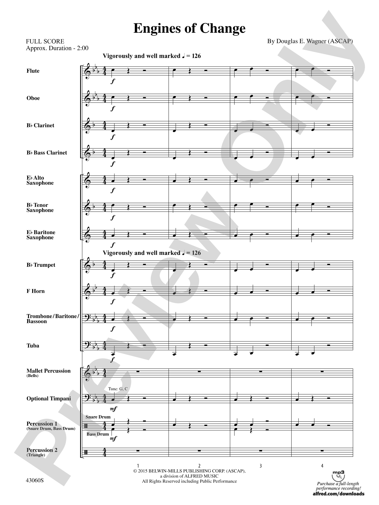 Engines of Change: Concert Band Conductor Score & Parts