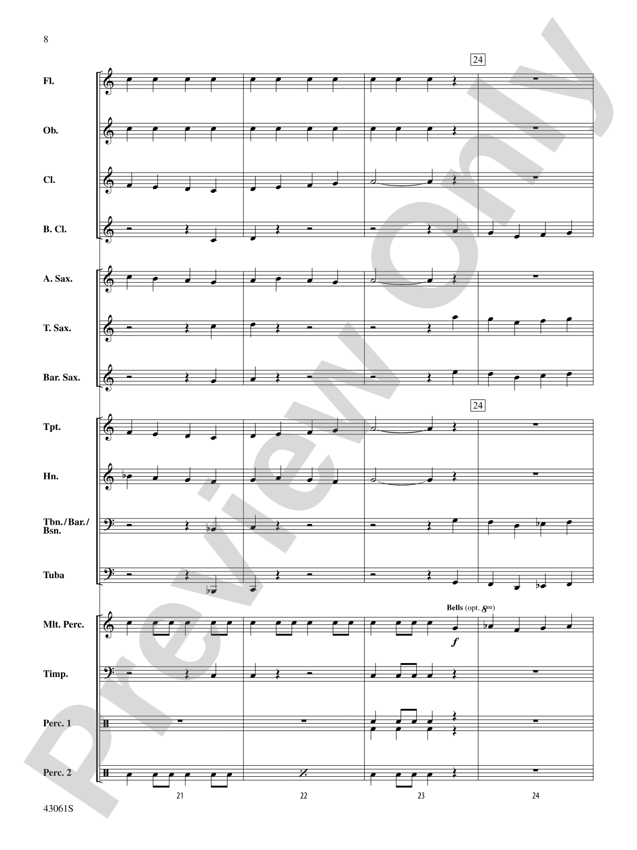 Merry Kisimusi: Concert Band Conductor Score & Parts