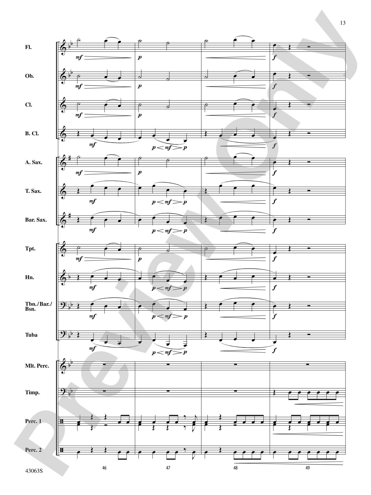 Fire's Edge: Concert Band Conductor Score & Parts