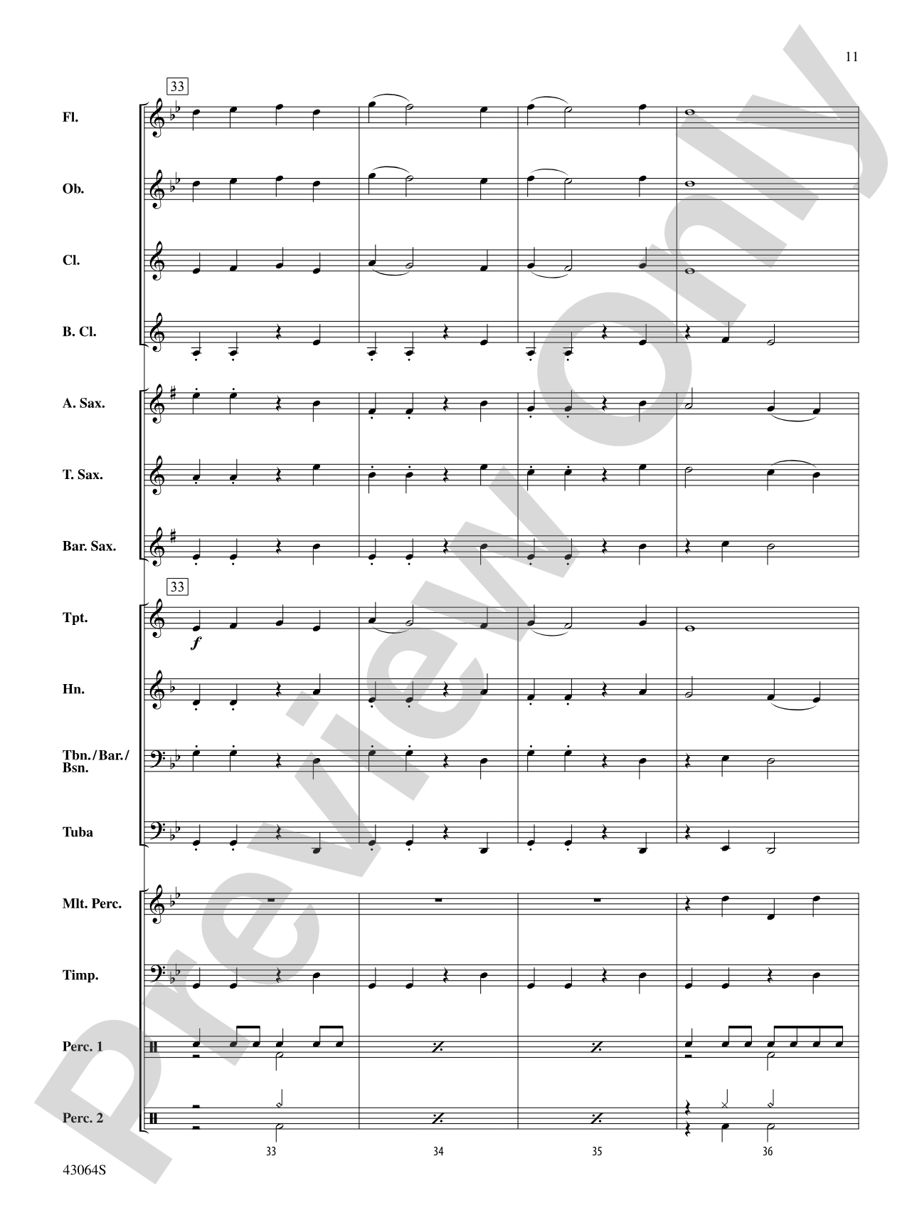 Thor's Hammer: Concert Band Conductor Score & Parts