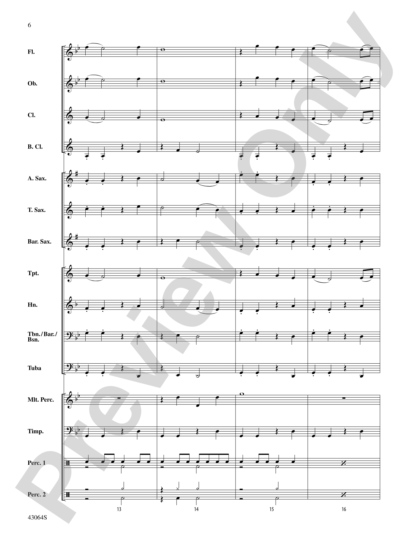 Thor's Hammer: Concert Band Conductor Score & Parts