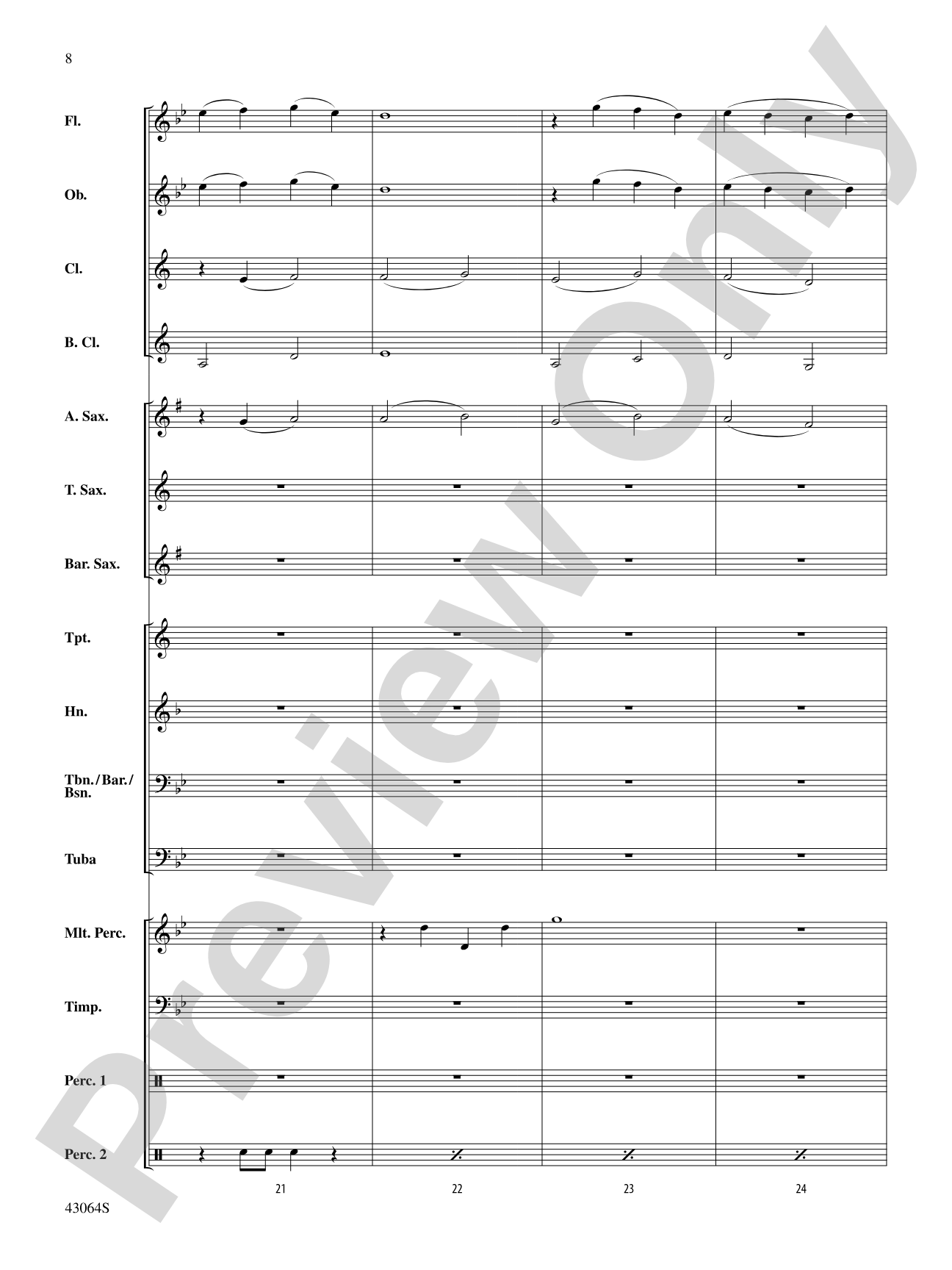 Thor's Hammer: Concert Band Conductor Score & Parts