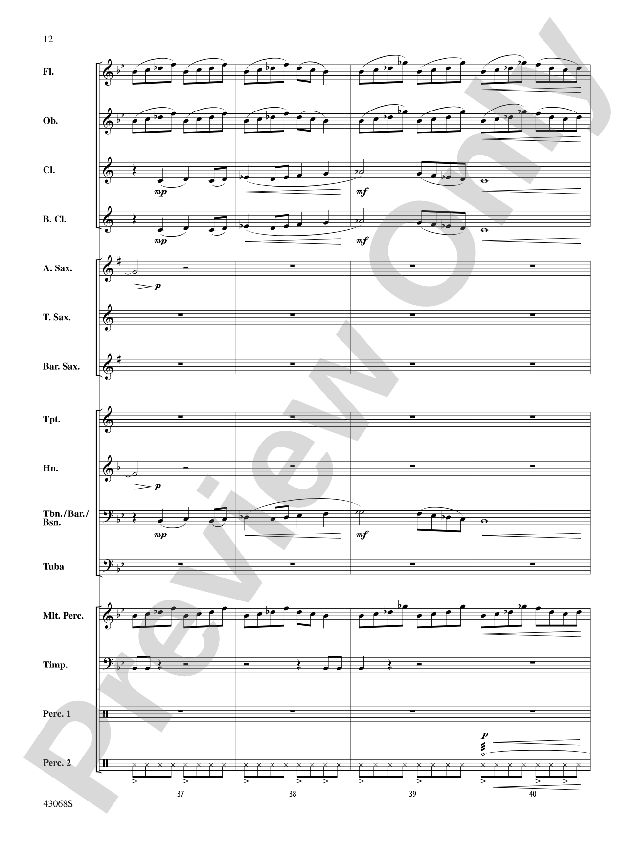 Creepers in the Castle: Concert Band Conductor Score & Parts