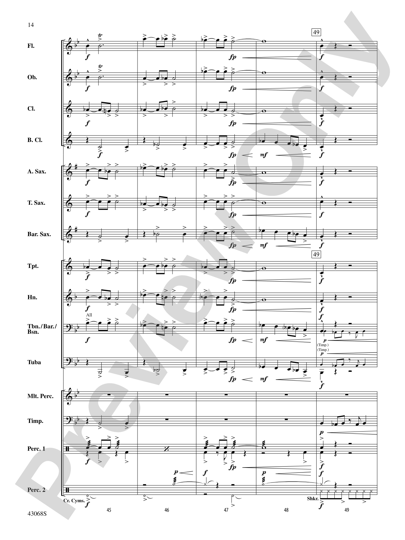 Creepers in the Castle: Concert Band Conductor Score & Parts