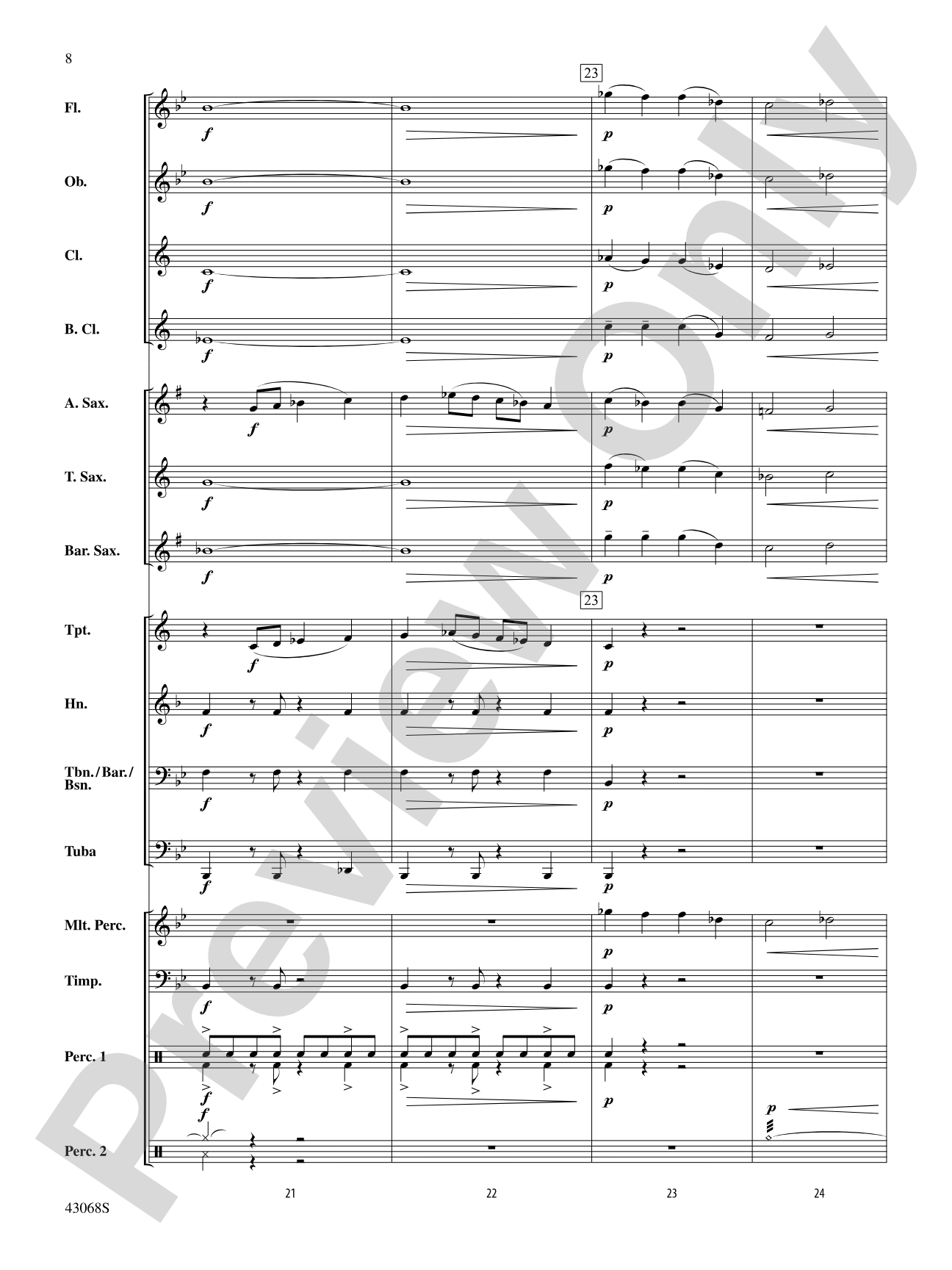Creepers in the Castle: Concert Band Conductor Score & Parts