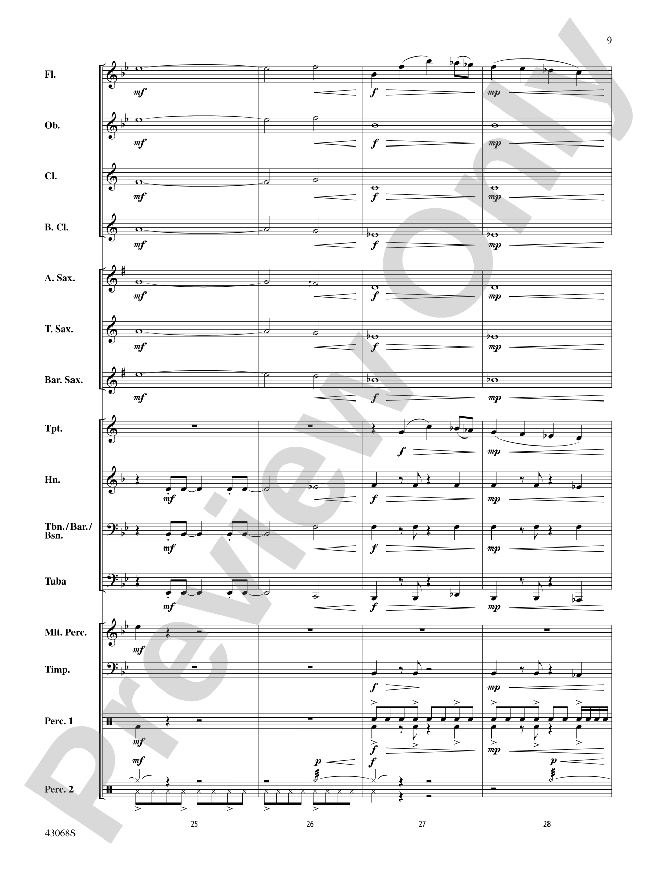 Creepers in the Castle: Concert Band Conductor Score & Parts