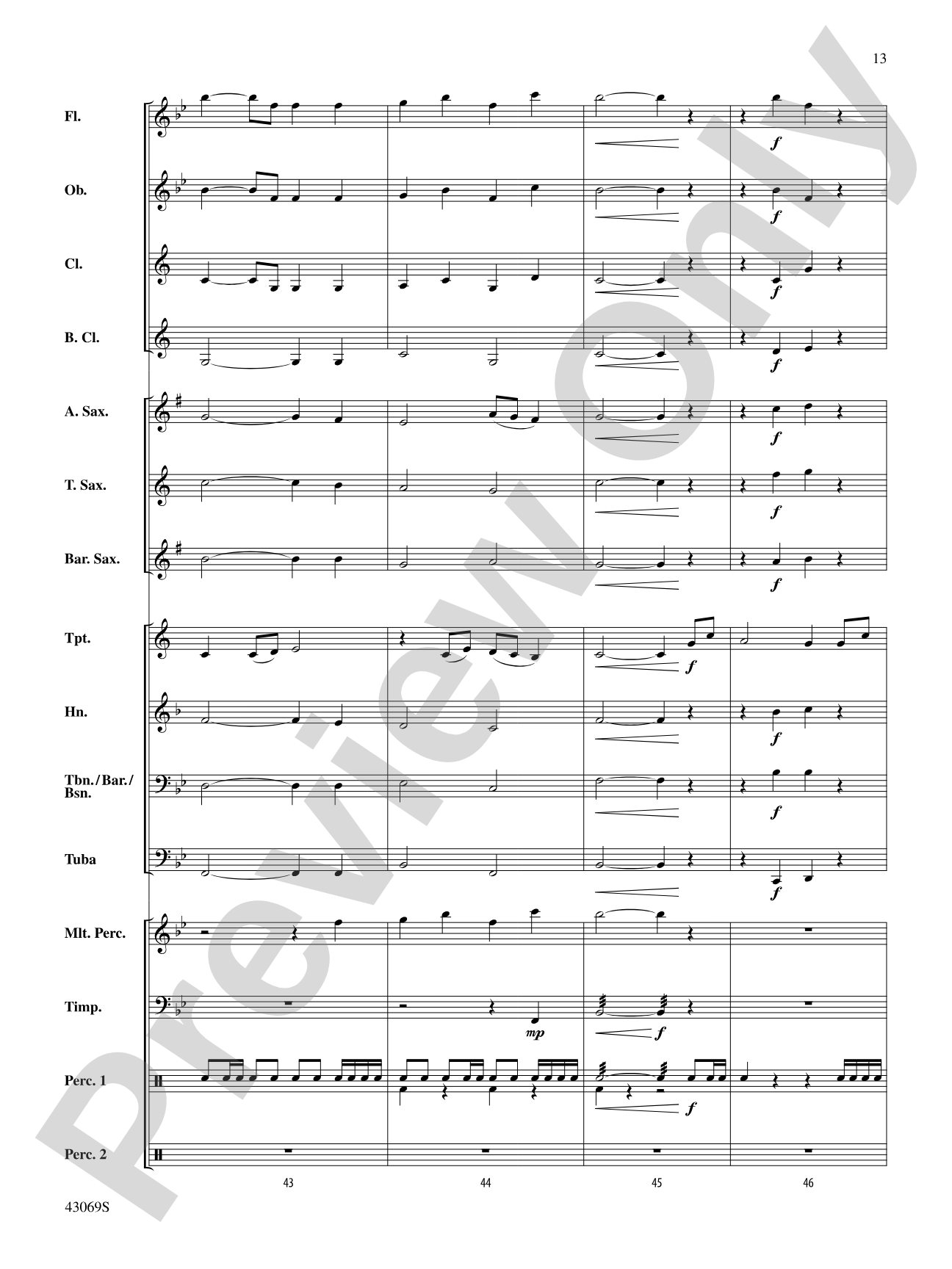 Hymn for Those Who Serve: Concert Band Conductor Score & Parts