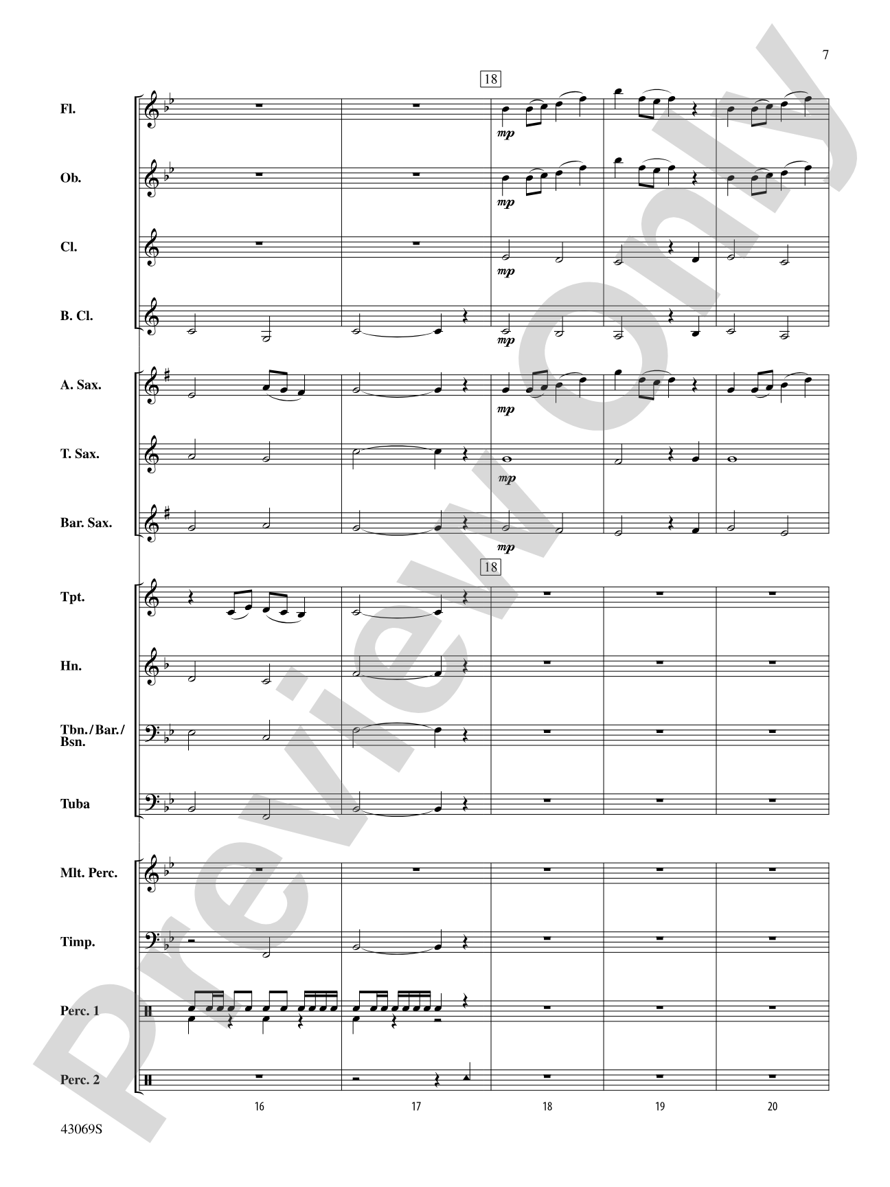 Hymn for Those Who Serve: Concert Band Conductor Score & Parts
