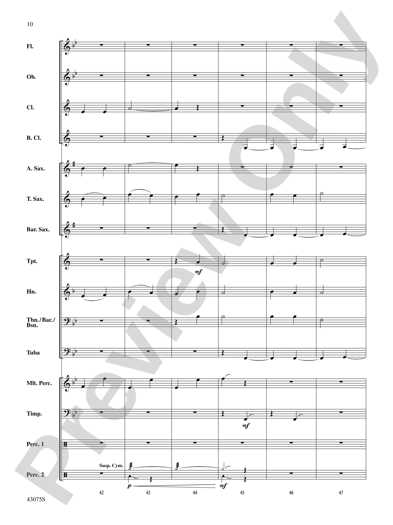 Glorious Sight: Concert Band Conductor Score & Parts